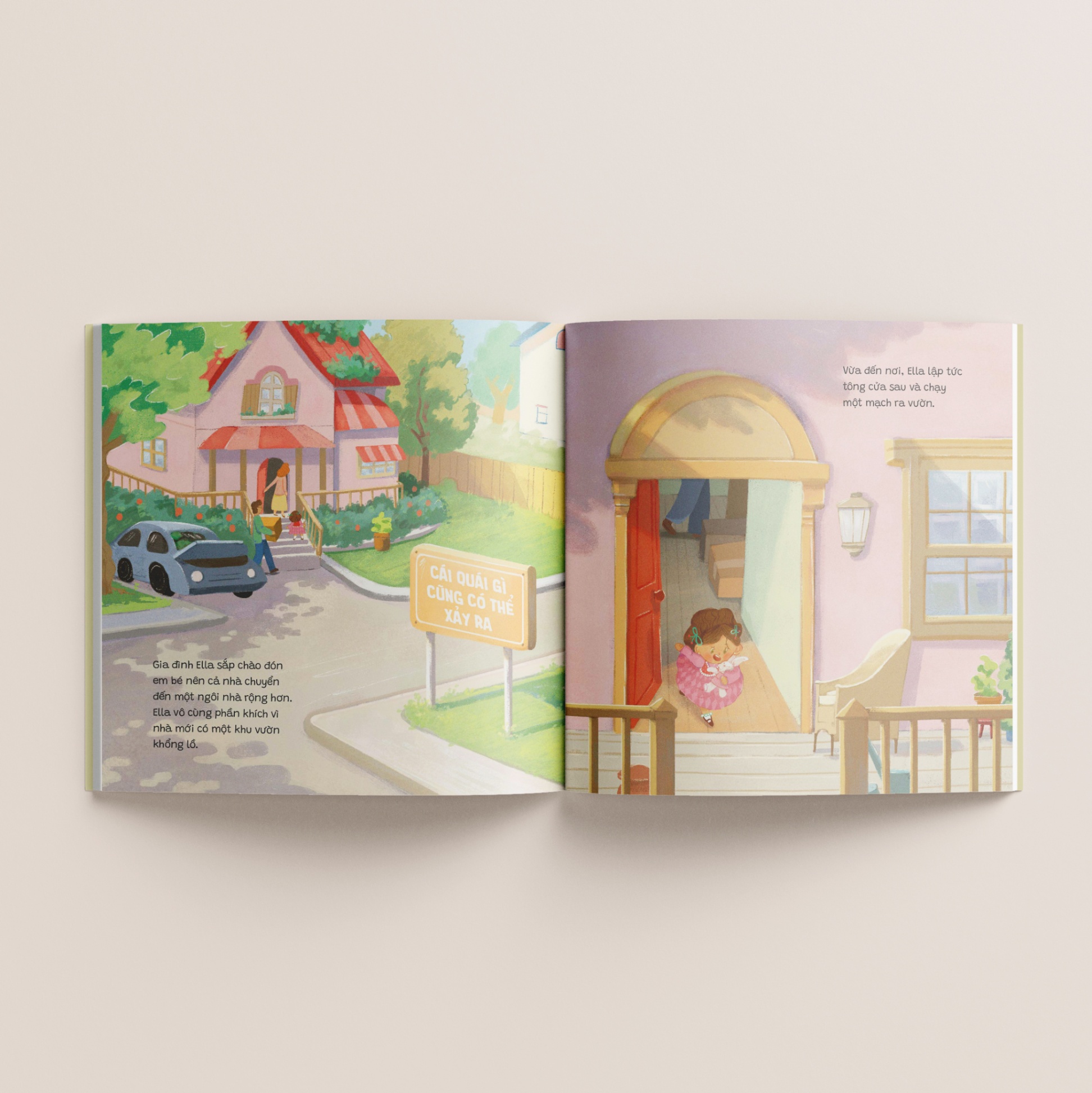 ella và cô bạn hàng xóm mới