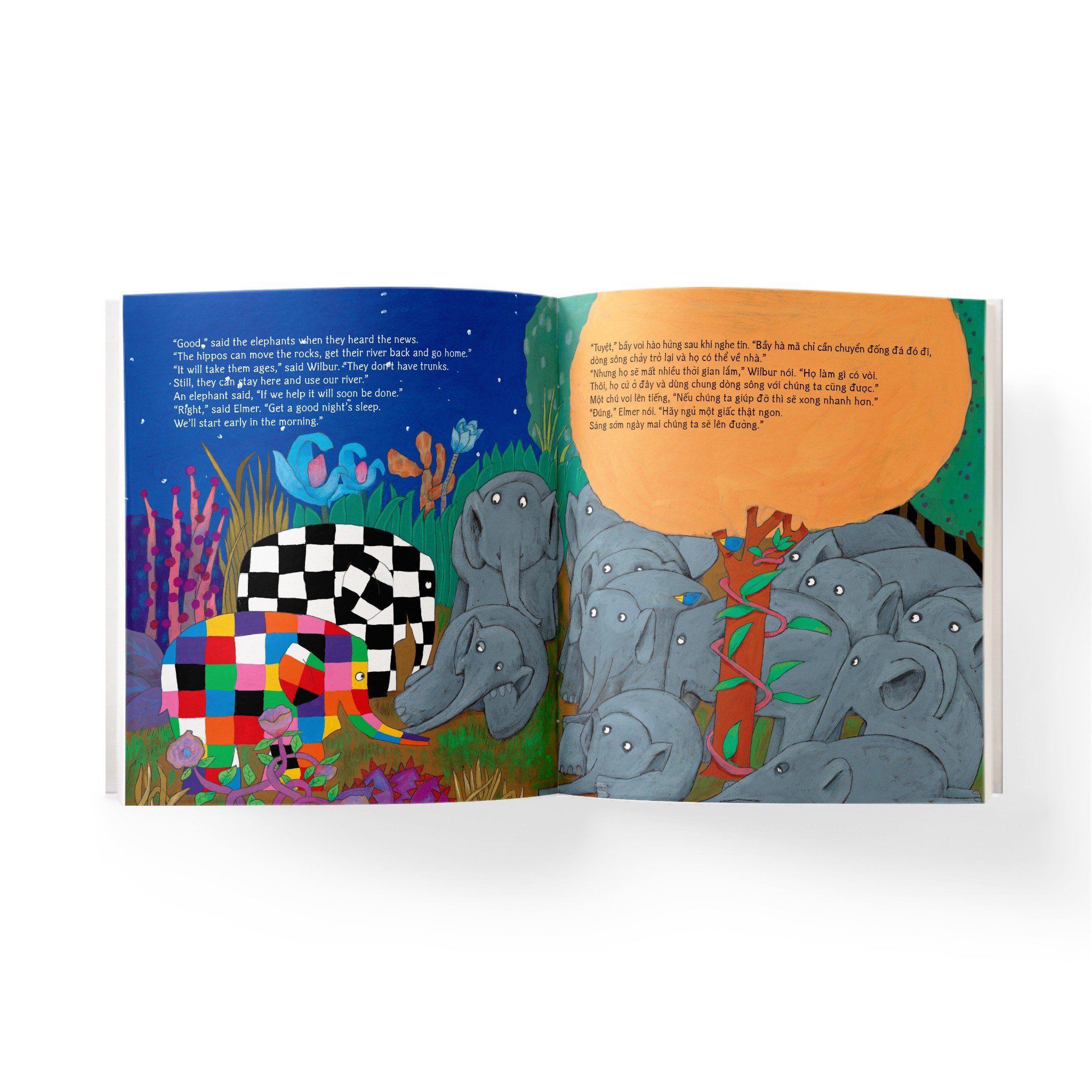 elmer and the hippos - elmer và bầy hà mã - song ngữ anh-việt