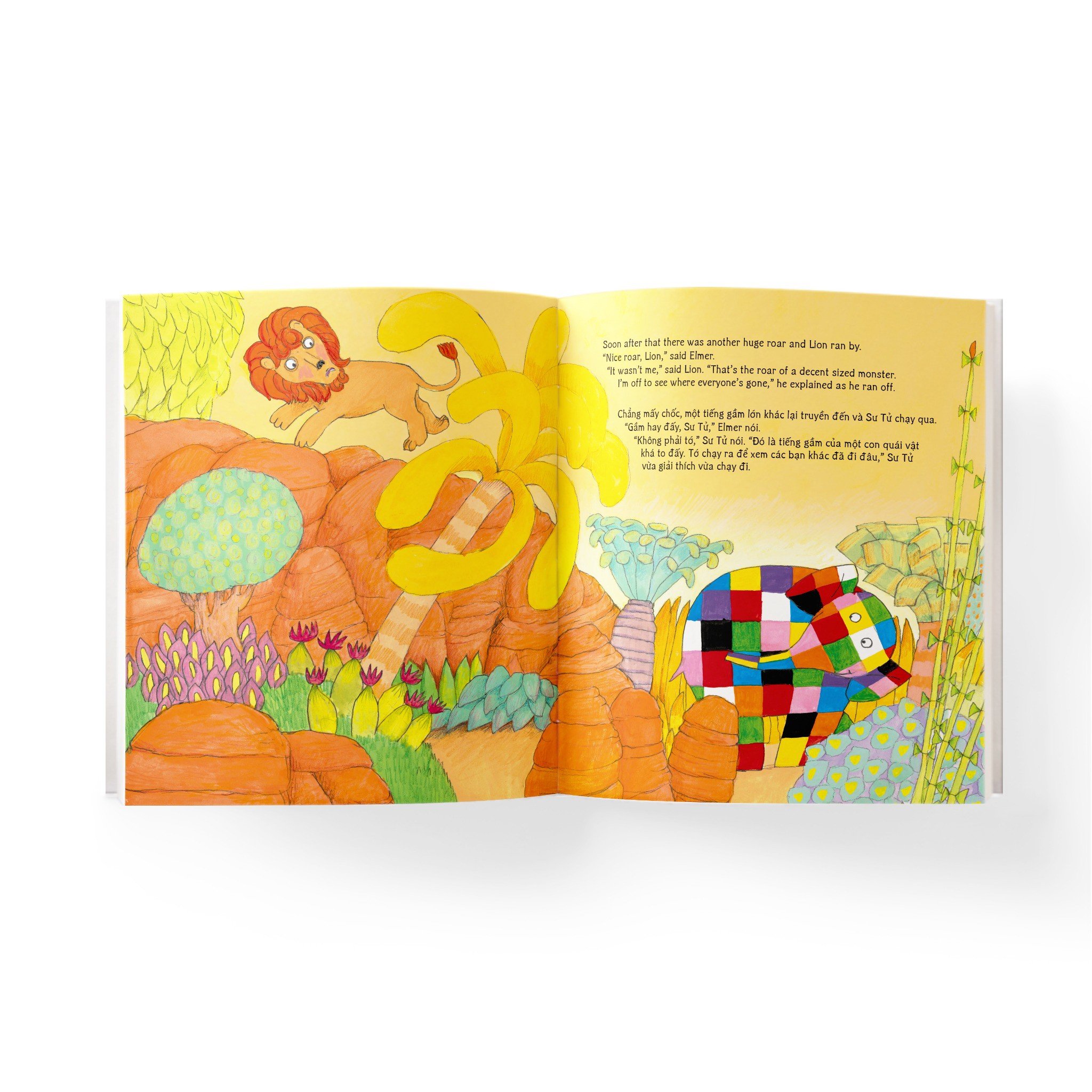 elmer and the monster - elmer và quái vật - song ngữ anh-việt