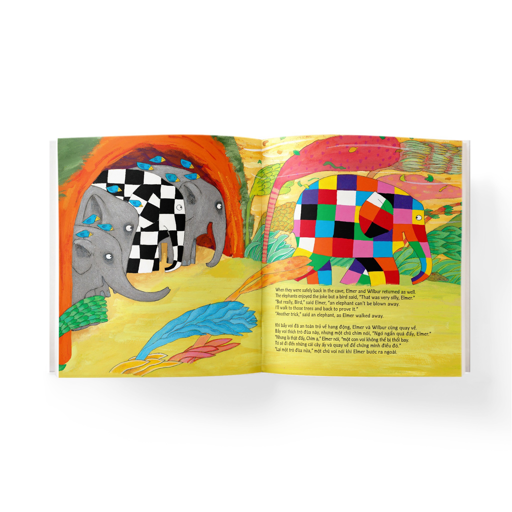 elmer and the wind - elmer và ngày gió lớn - song ngữ anh-việt