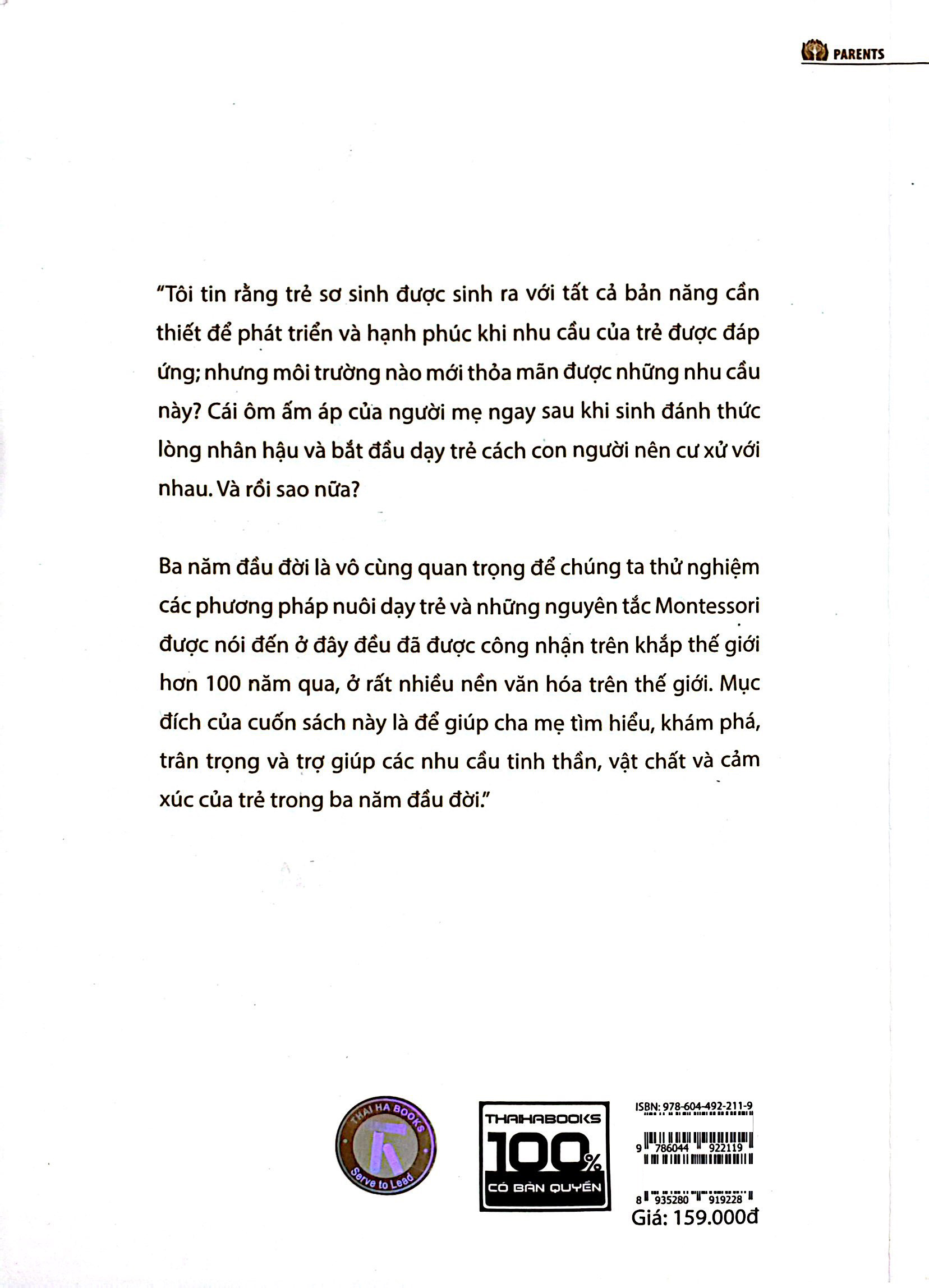 Em Be Hanh Phuc - Nuoi Day Tre Tai Nha Theo Phuong Phap Montessori (Tai Ban 2025)