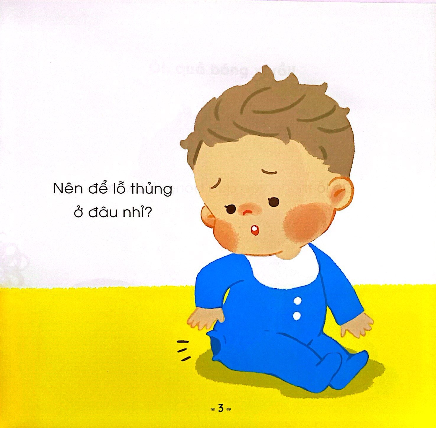 em bé trong gia đình - nên để lỗ thủng ở đâu nhỉ?