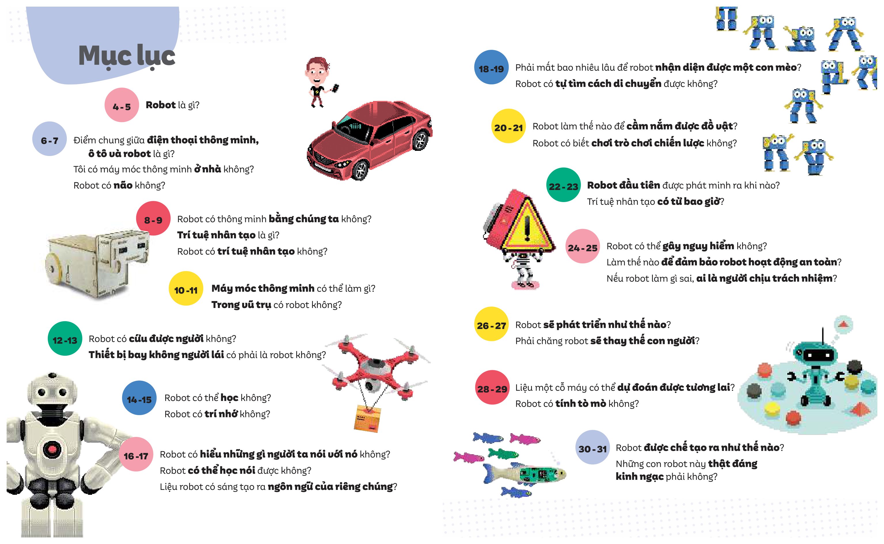 em biết gì? - robot và trí tuệ nhân tạo