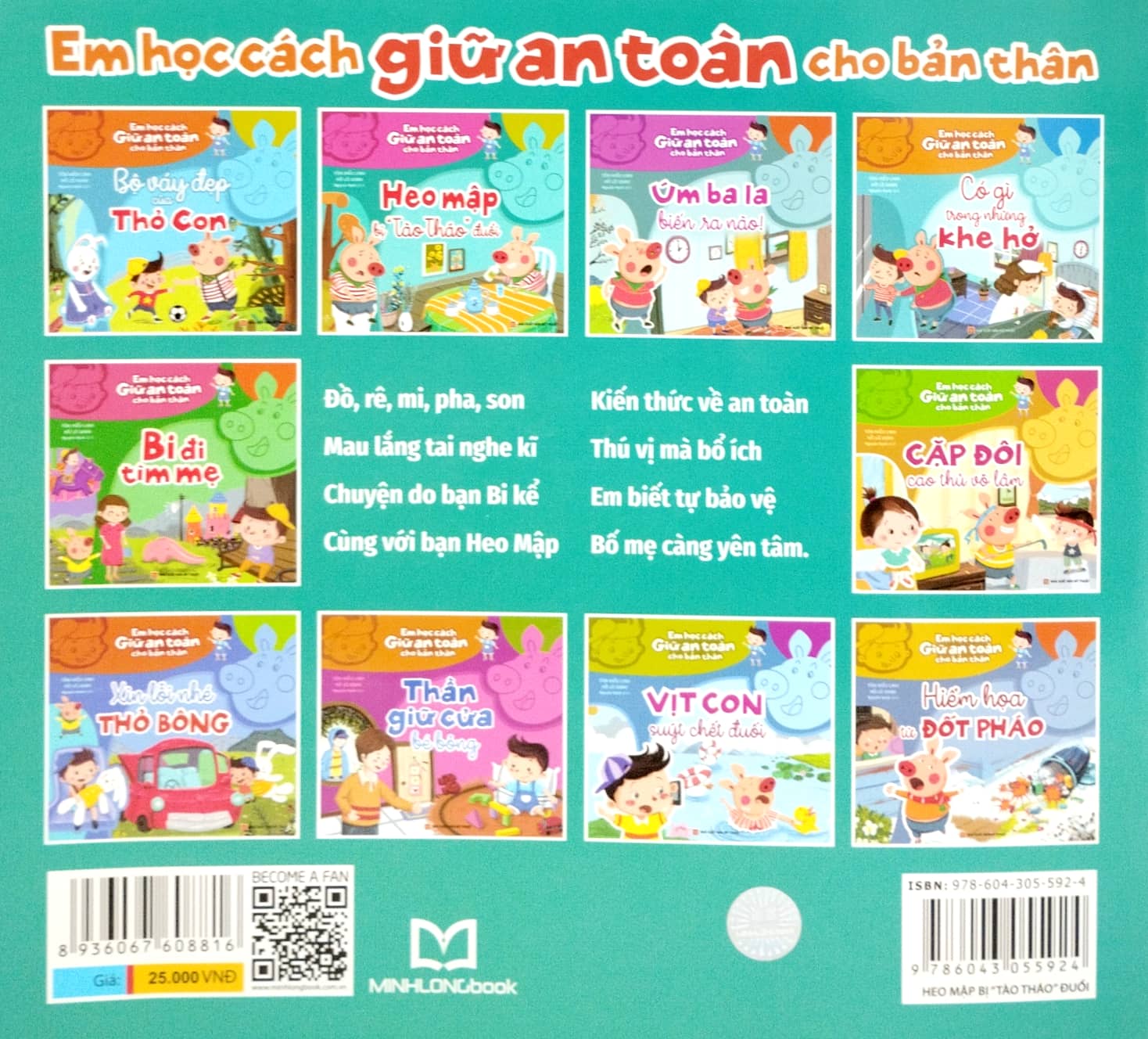 em học cách giữ an toàn cho bản thân - heo mập bị "tào tháo" đuổi