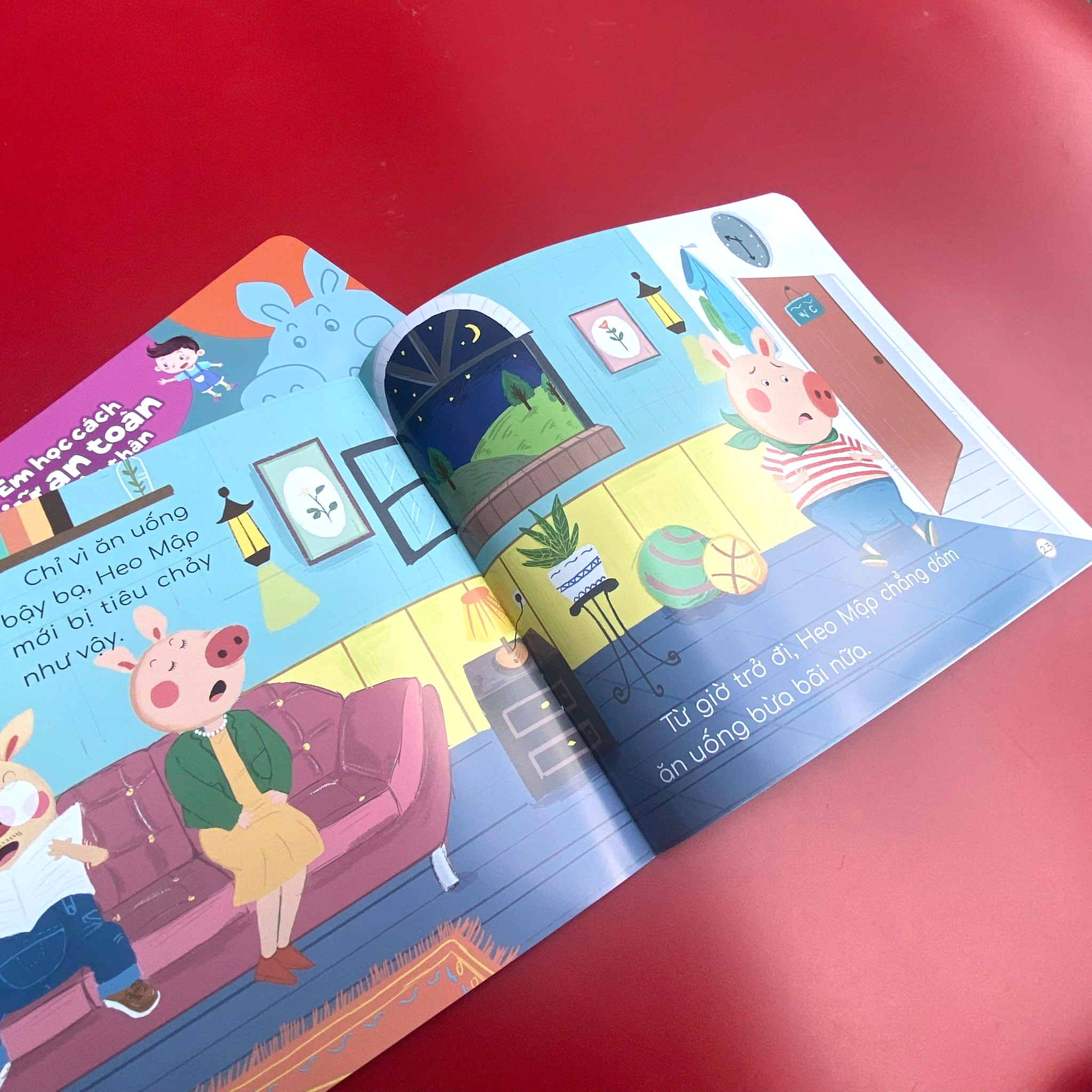 em học cách giữ an toàn cho bản thân - heo mập bị "tào tháo" đuổi