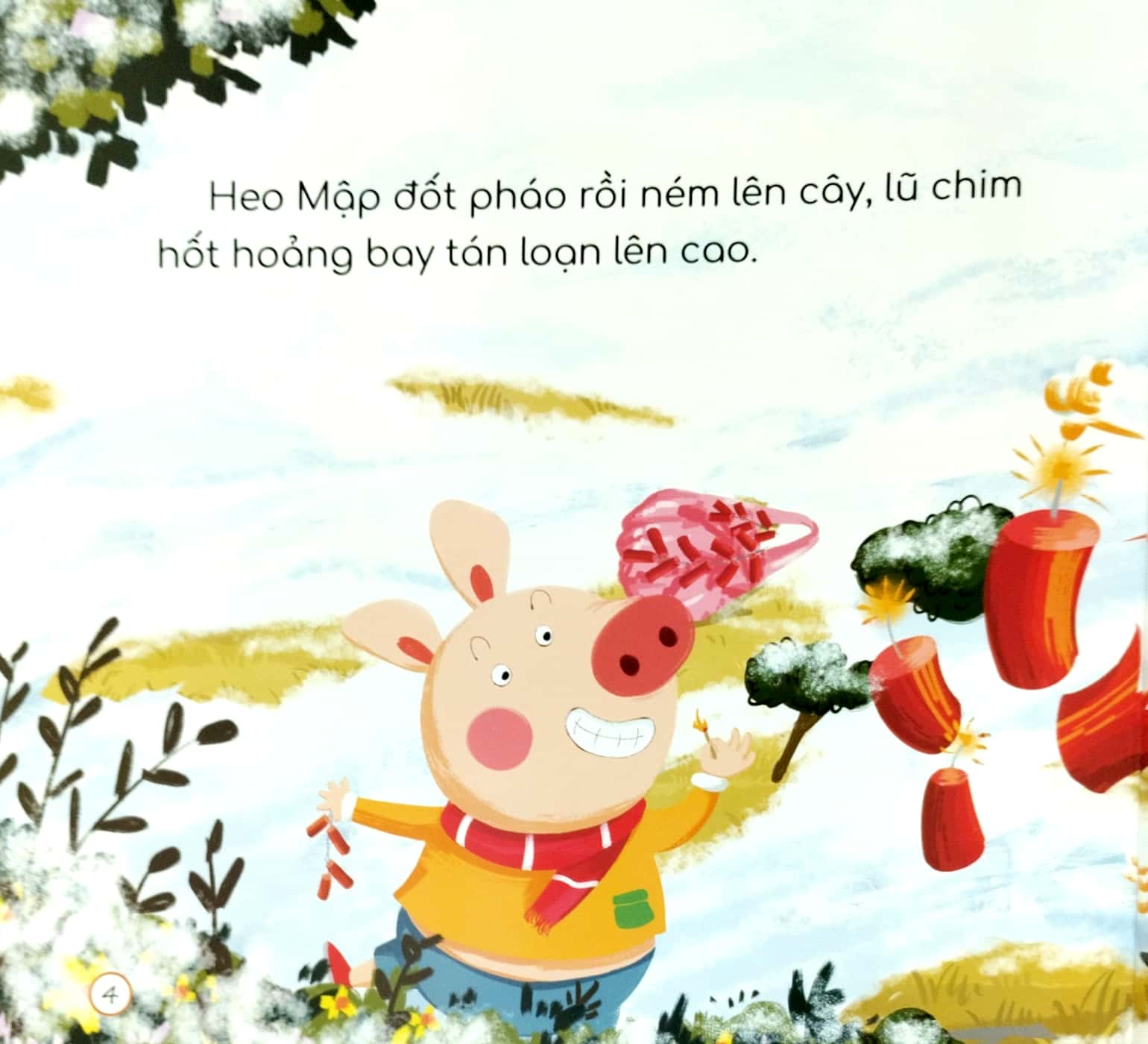 em học cách giữ an toàn cho bản thân - hiểm họa từ đốt pháo