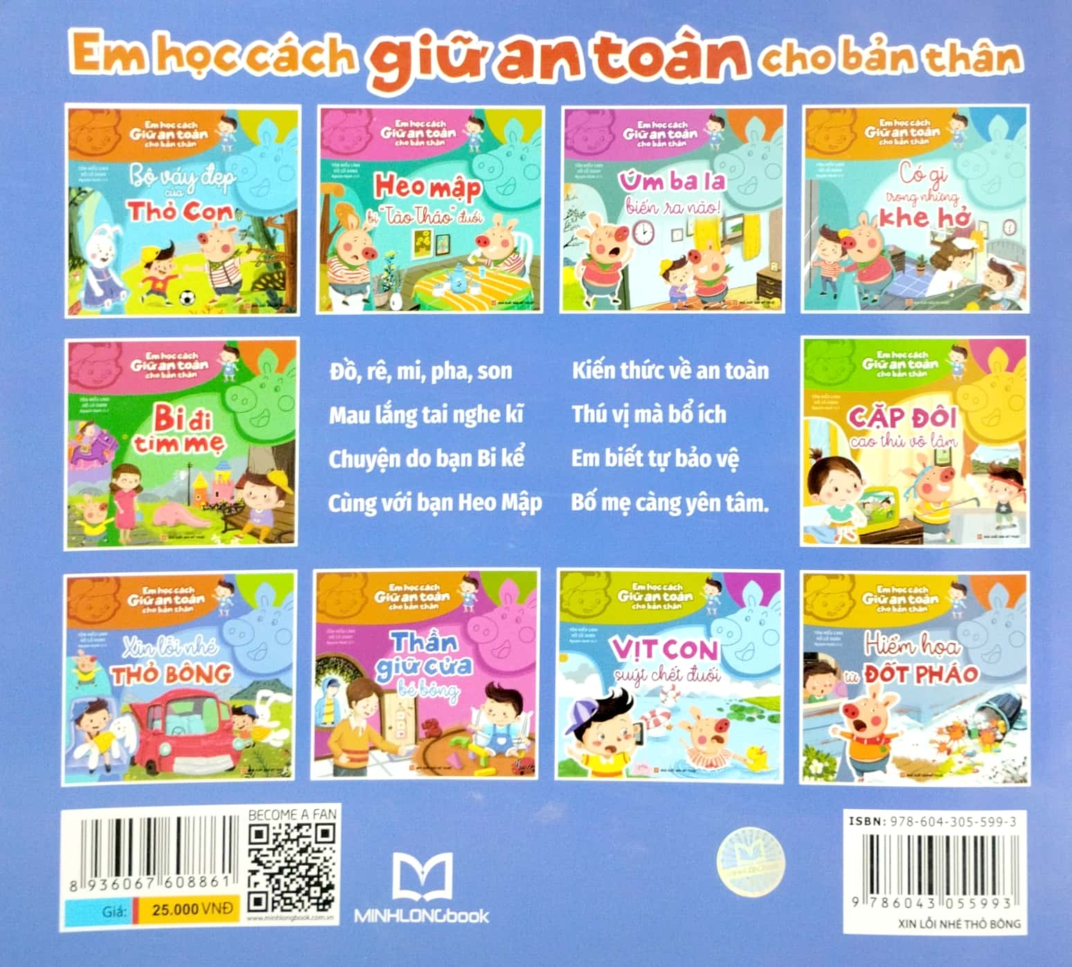 em học cách giữ an toàn cho bản thân - xin lỗi nhé thỏ bông