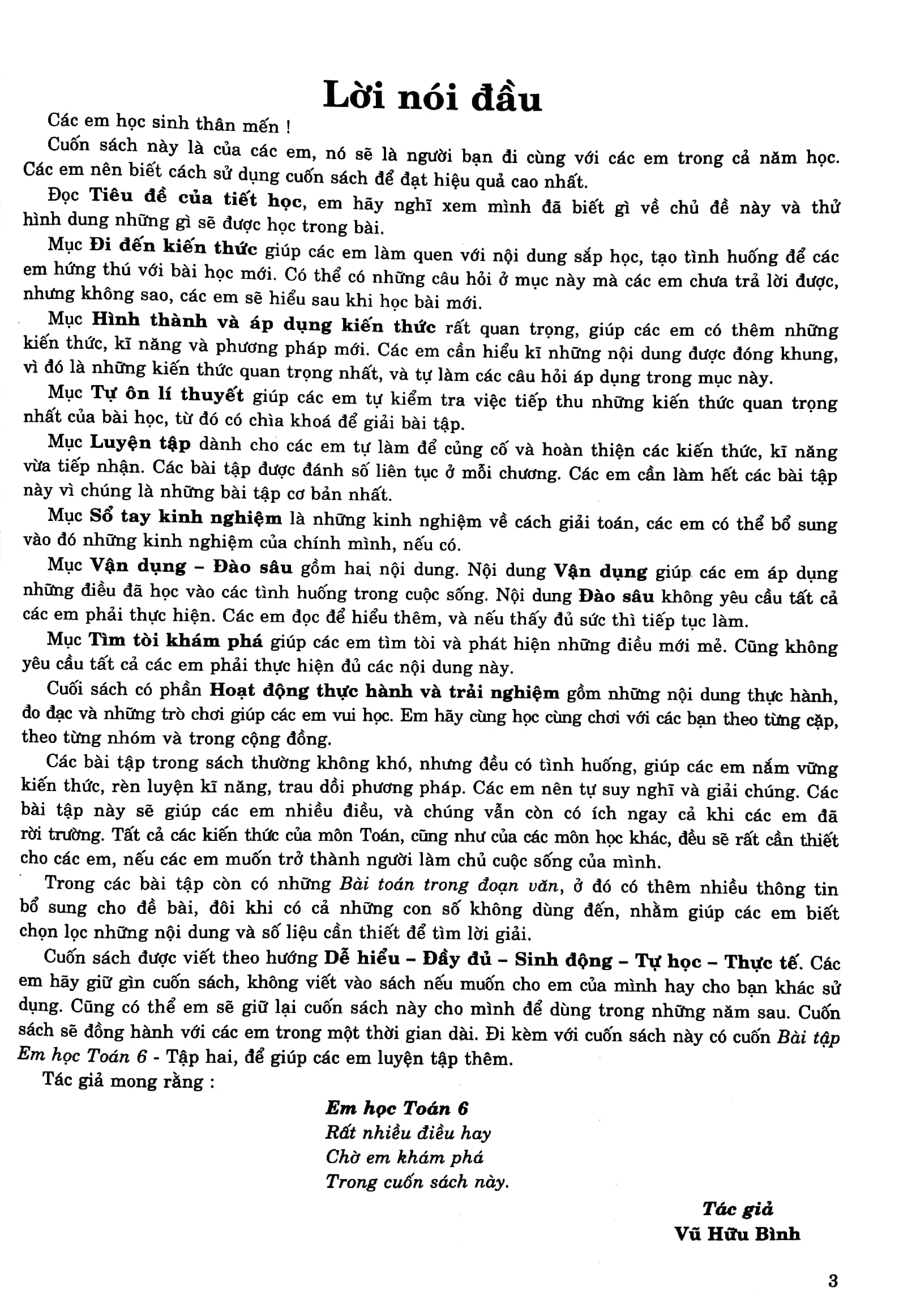 em học toán lớp 6 - tập 2 (biên soạn theo chương trình giáo dục phổ thông mới)