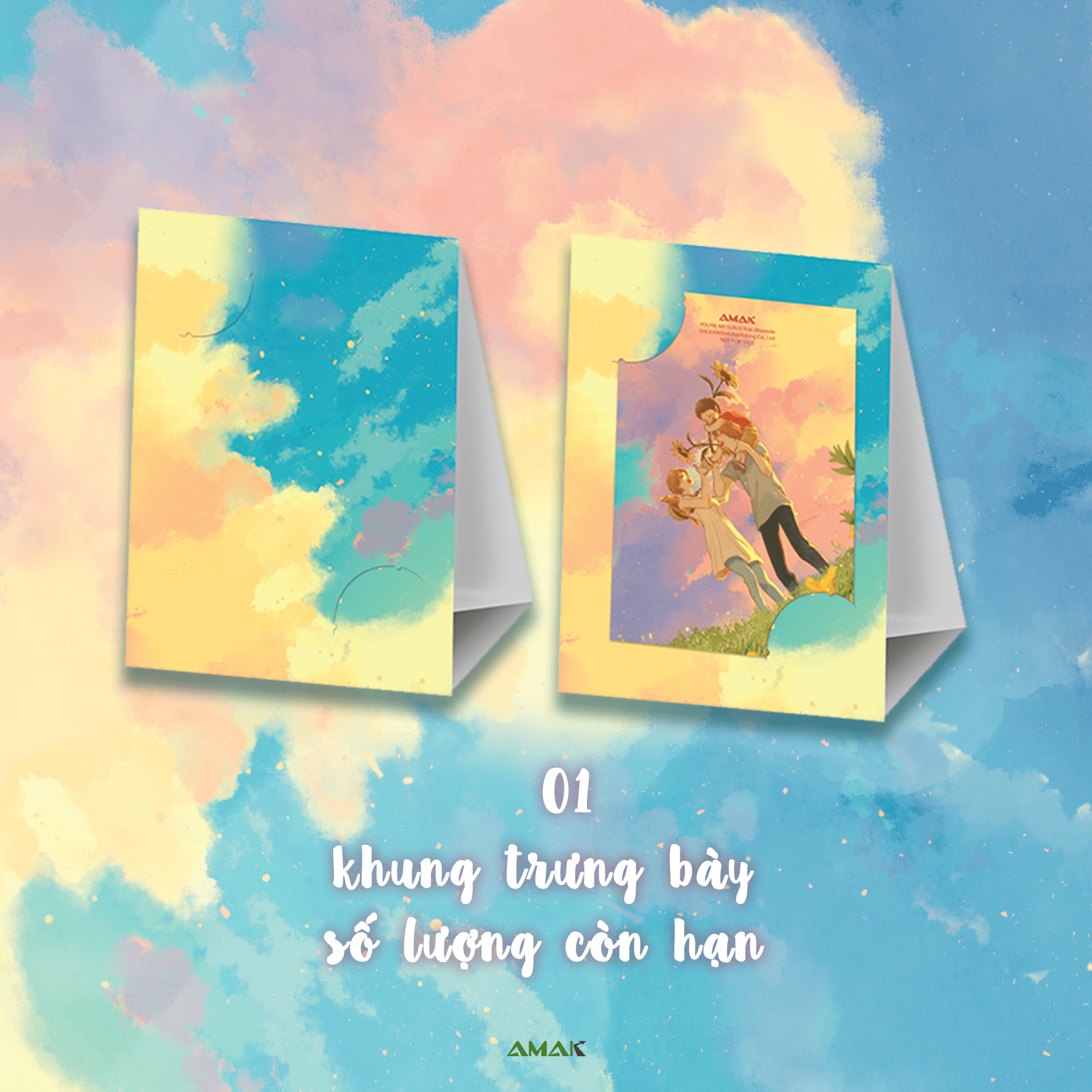 em là ánh dương - tặng kèm pvc card + card nhũ ánh trai hai mặt + khung trưng bày