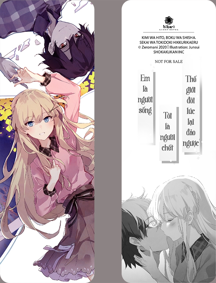 em là người sống, tôi là người chết, thế giới đôi lúc lại đảo ngược - tặng kèm bookmark