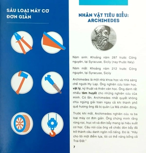 em là nhà khoa học nhí - kiến thức về những loại máy móc đơn giản dành cho trẻ em