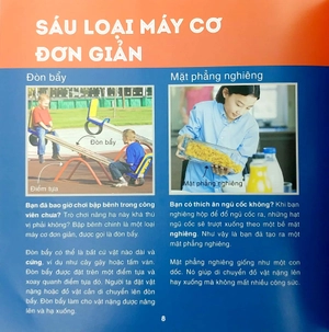 em là nhà khoa học nhí - kiến thức về những loại máy móc đơn giản dành cho trẻ em