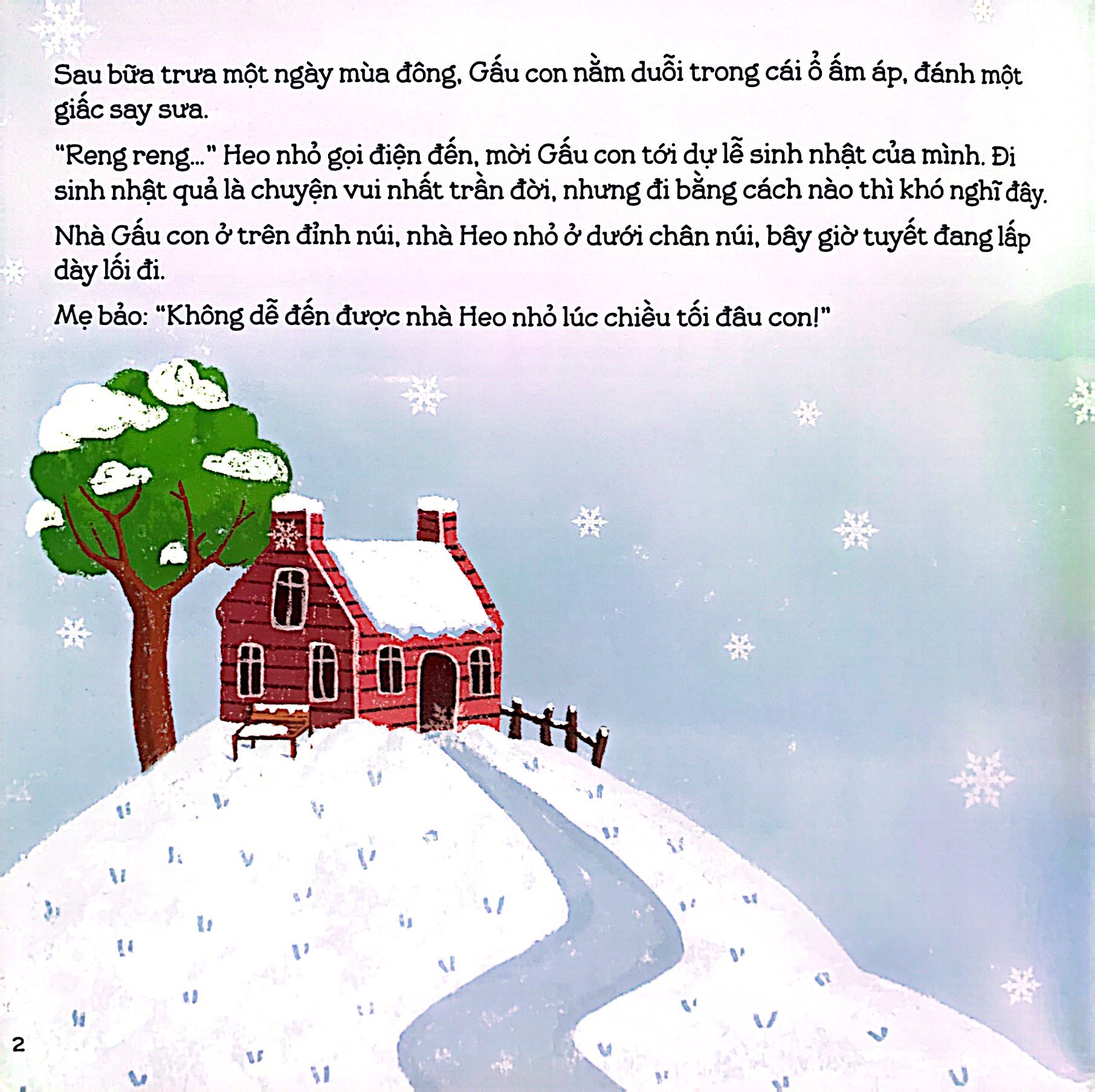 em làm quen với khoa học - gấu con muốn xuống núi