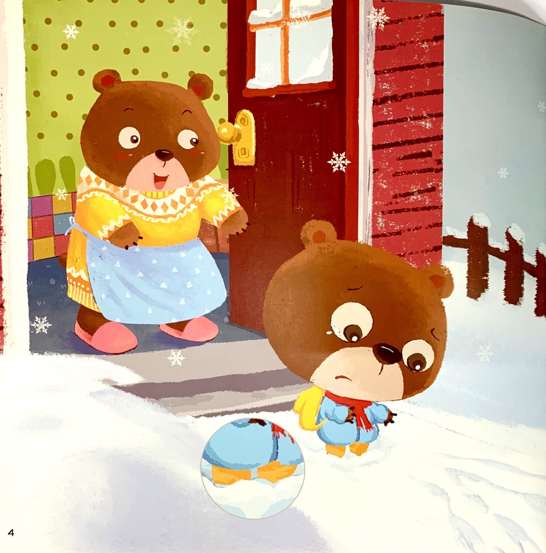 em làm quen với khoa học - gấu con muốn xuống núi