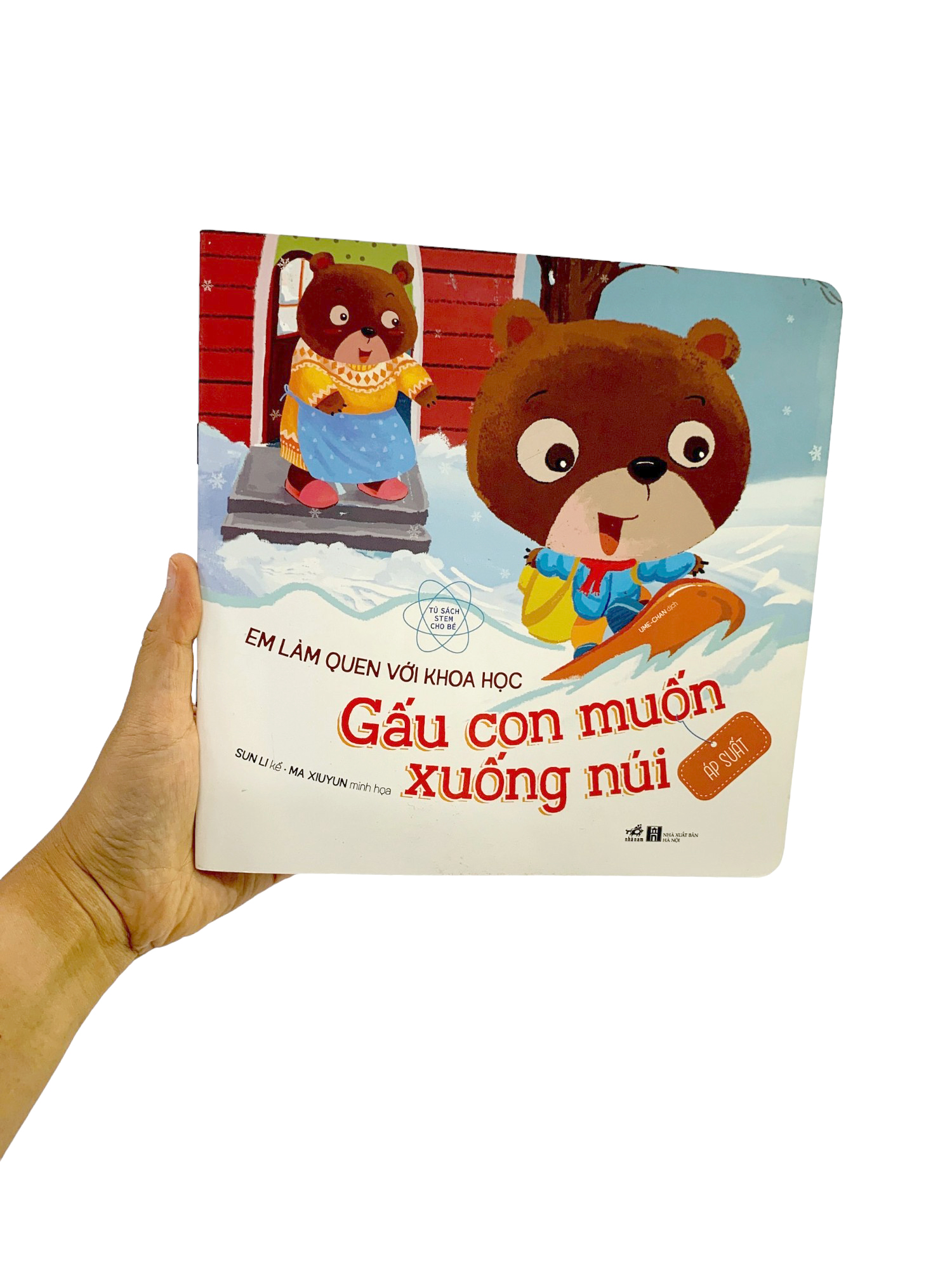 em làm quen với khoa học - gấu con muốn xuống núi