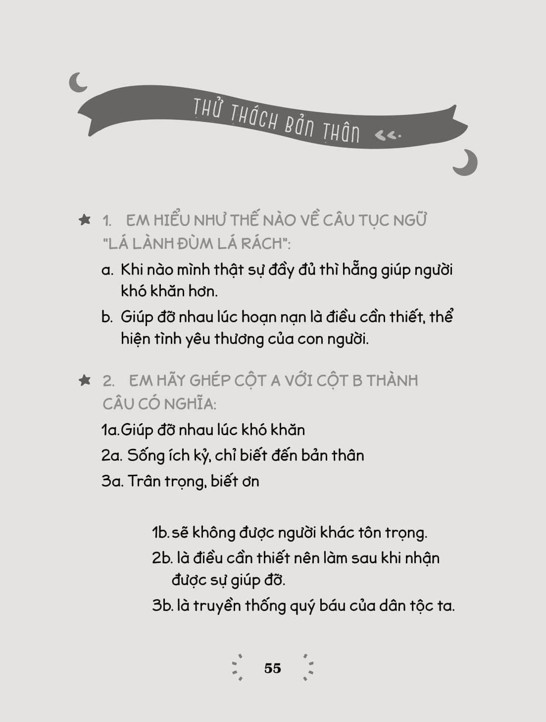 em lớn lên cùng ca dao, tục ngữ, thành ngữ - biết ơn