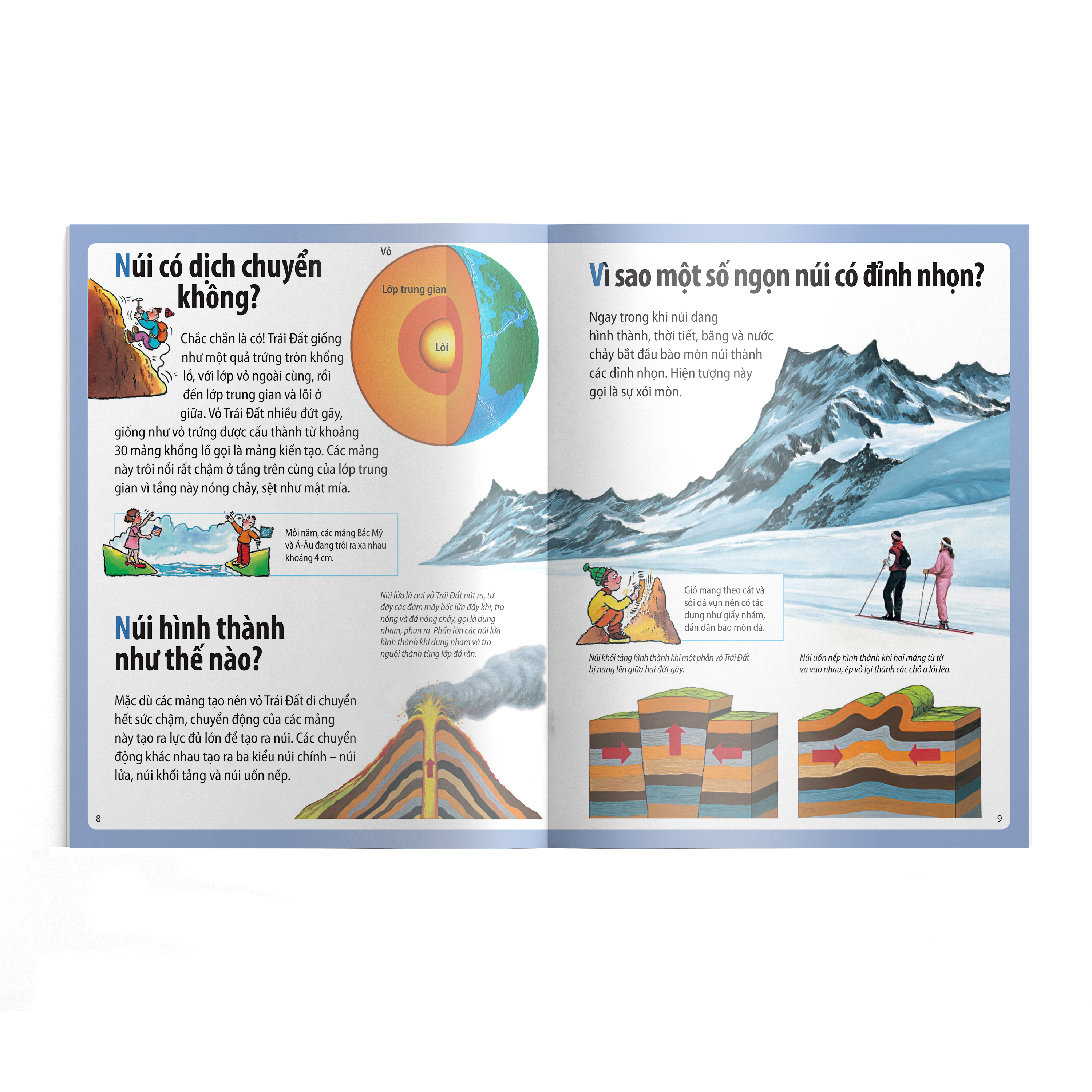 em muốn biết vì sao - đỉnh núi có tuyết phủ và những câu hỏi khác về đồi núi