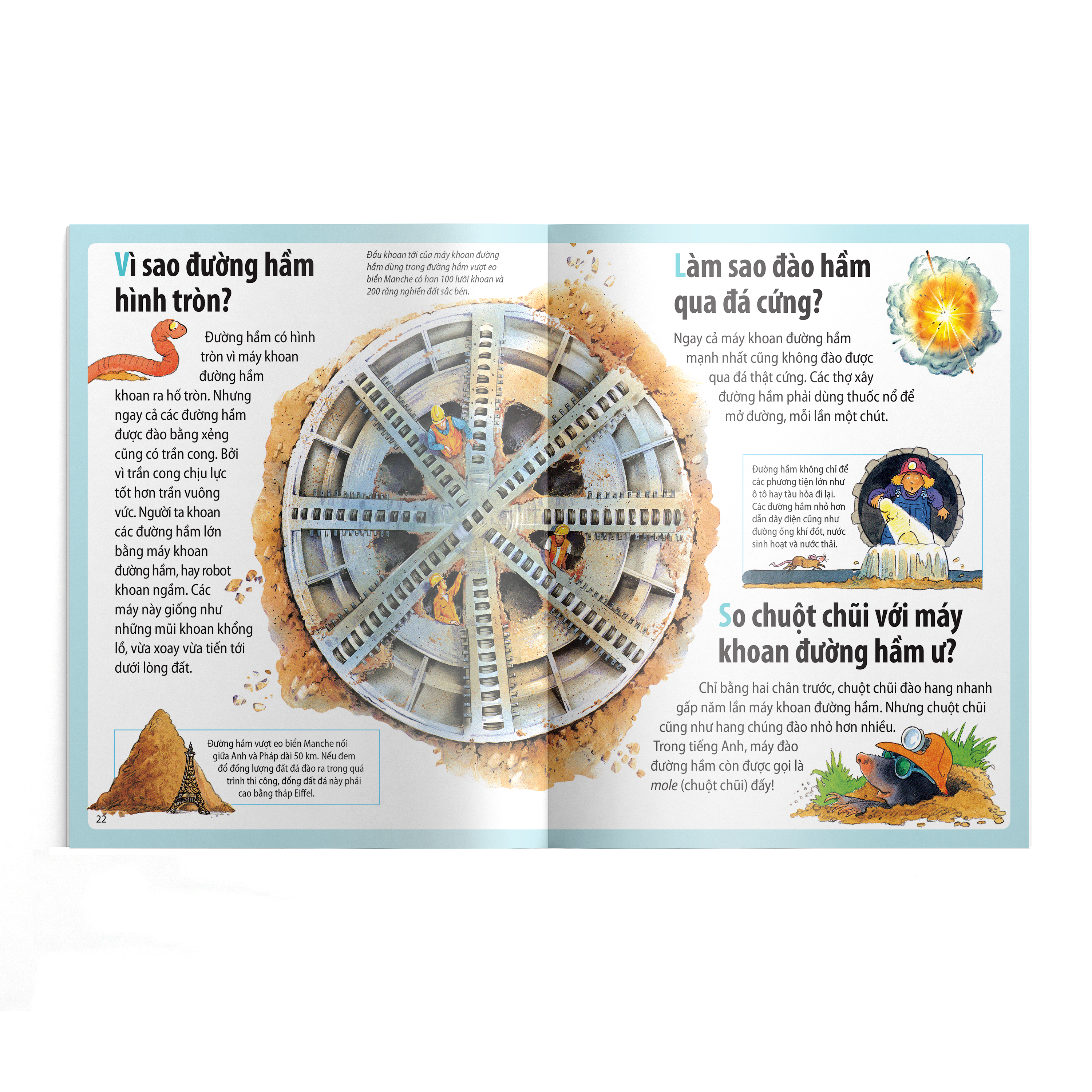 em muốn biết vì sao - đường hầm hình tròn và những câu hỏi khác về các công trình xây dựng