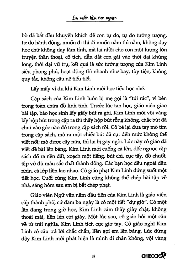 em muốn làm con ngoan