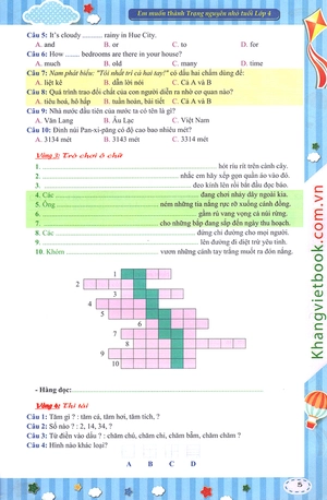 em muốn làm trạng nguyên nhỏ tuổi lớp 4