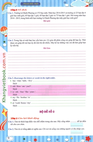 em muốn làm trạng nguyên nhỏ tuổi lớp 4