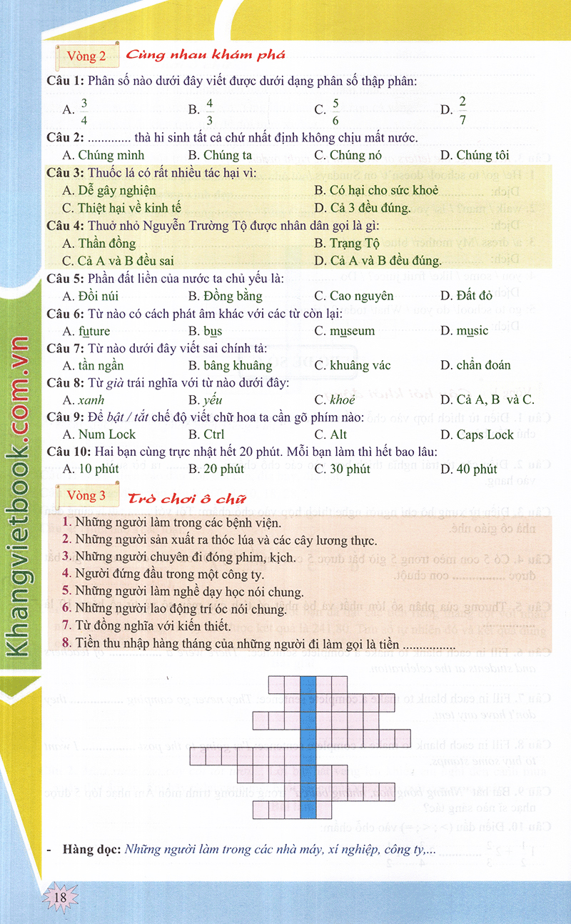 em muốn làm trạng nguyên nhỏ tuổi lớp 5