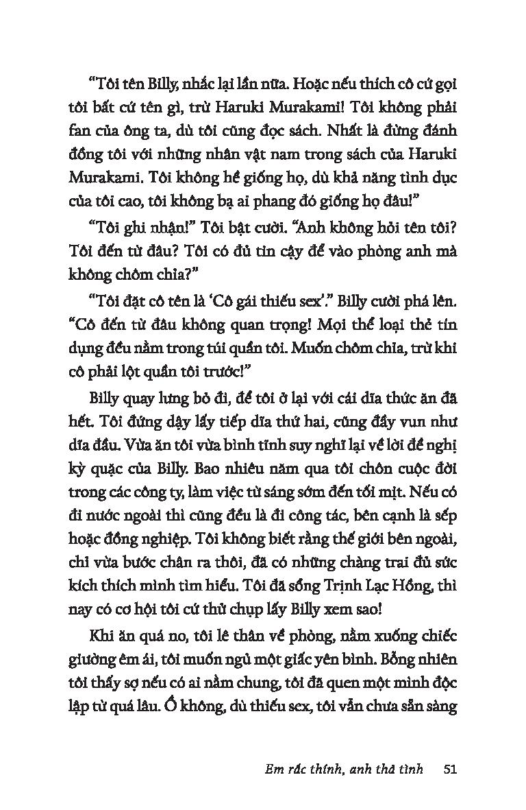 em rắc thính, anh thả tình