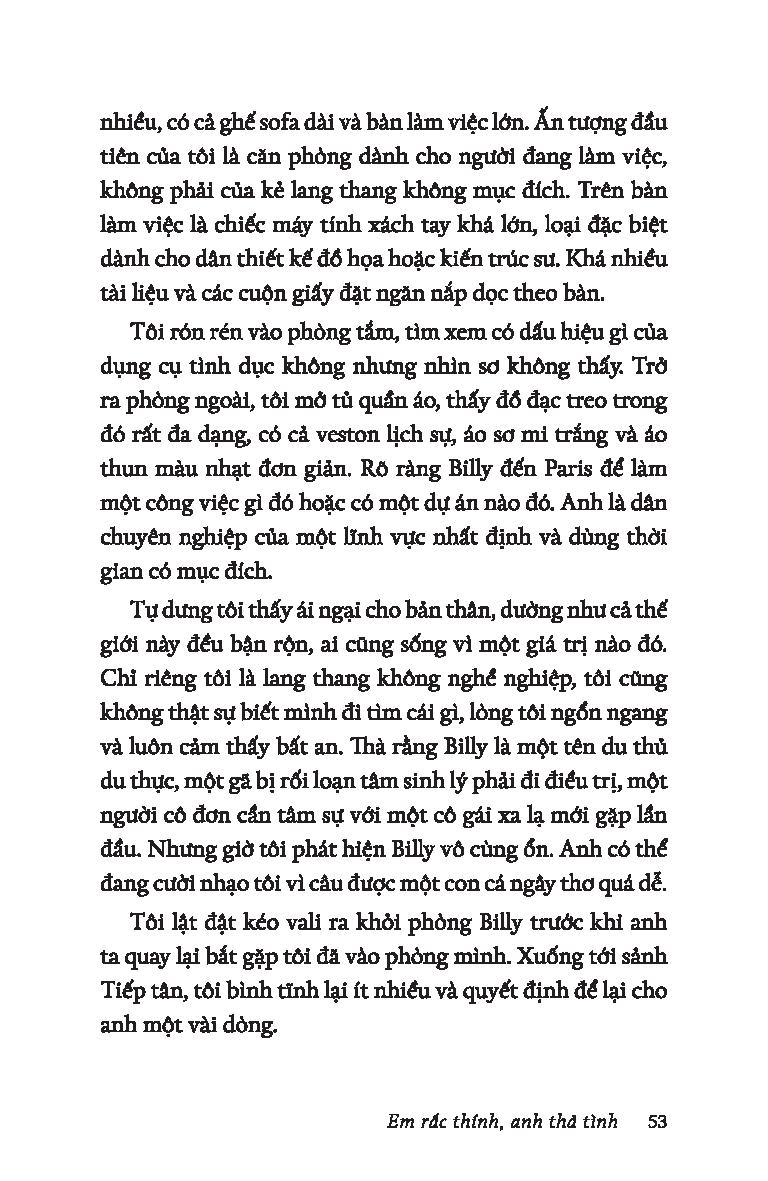 em rắc thính, anh thả tình