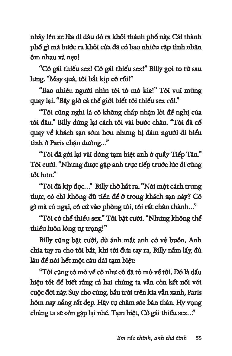 em rắc thính, anh thả tình