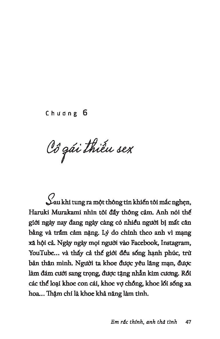 em rắc thính, anh thả tình