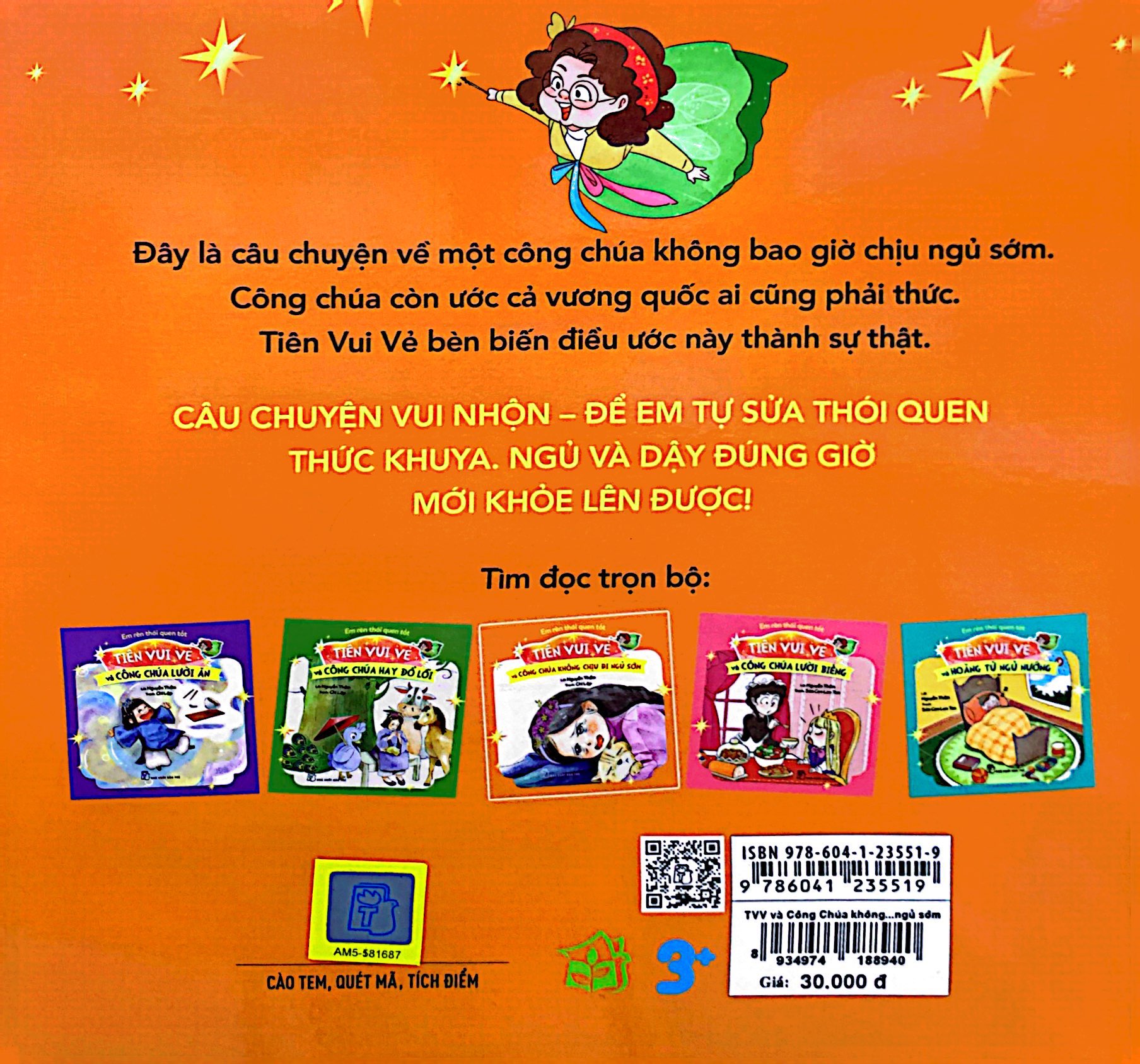 em rèn thói quen tốt - tiên vui vẻ và công chúa không chịu đi ngủ sớm