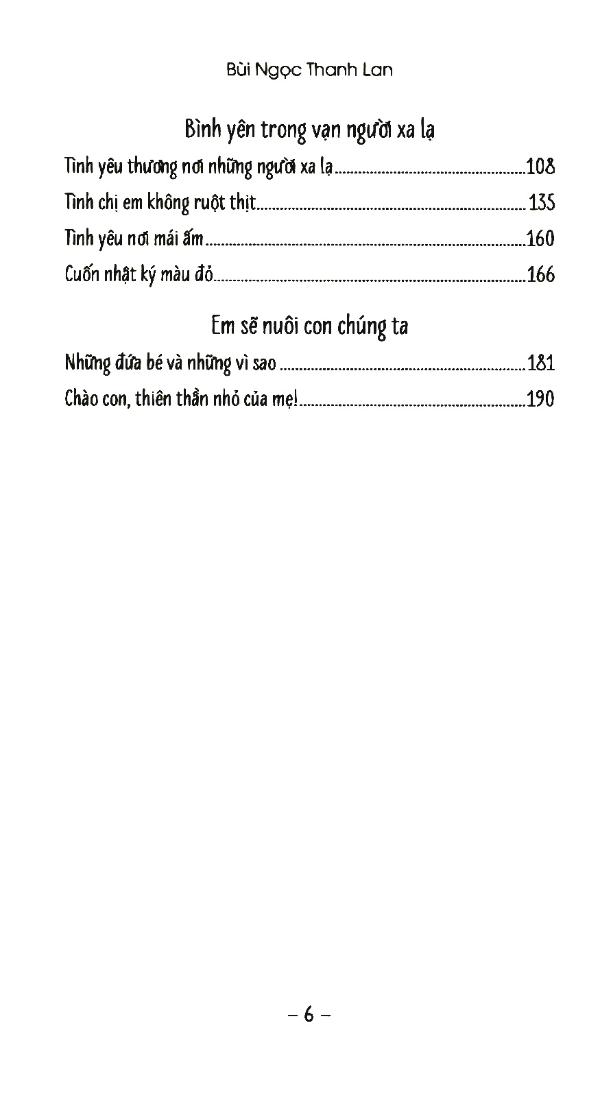 em sẽ nuôi con chúng ta