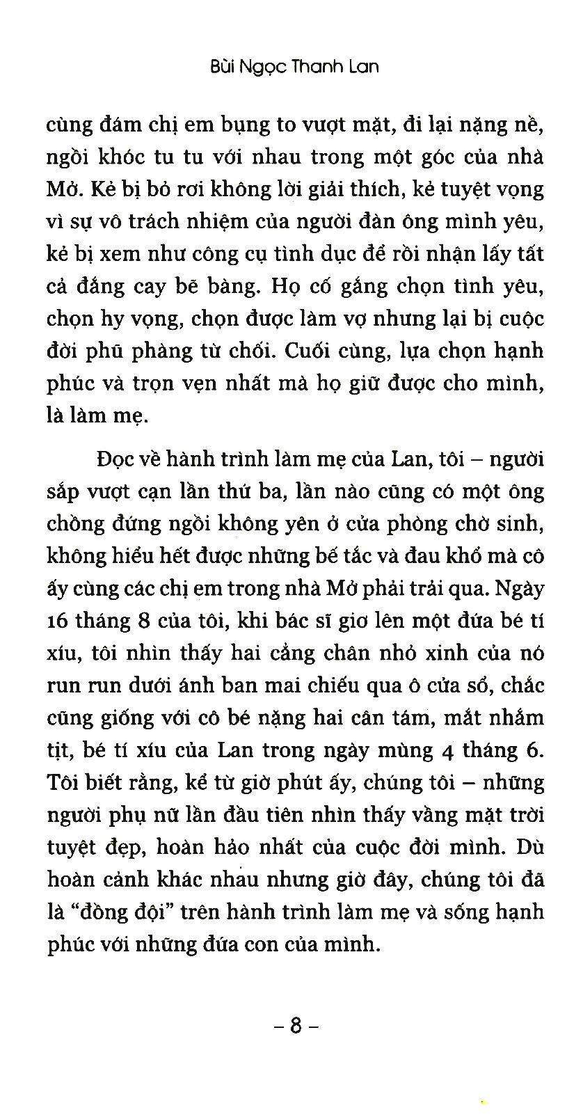 em sẽ nuôi con chúng ta