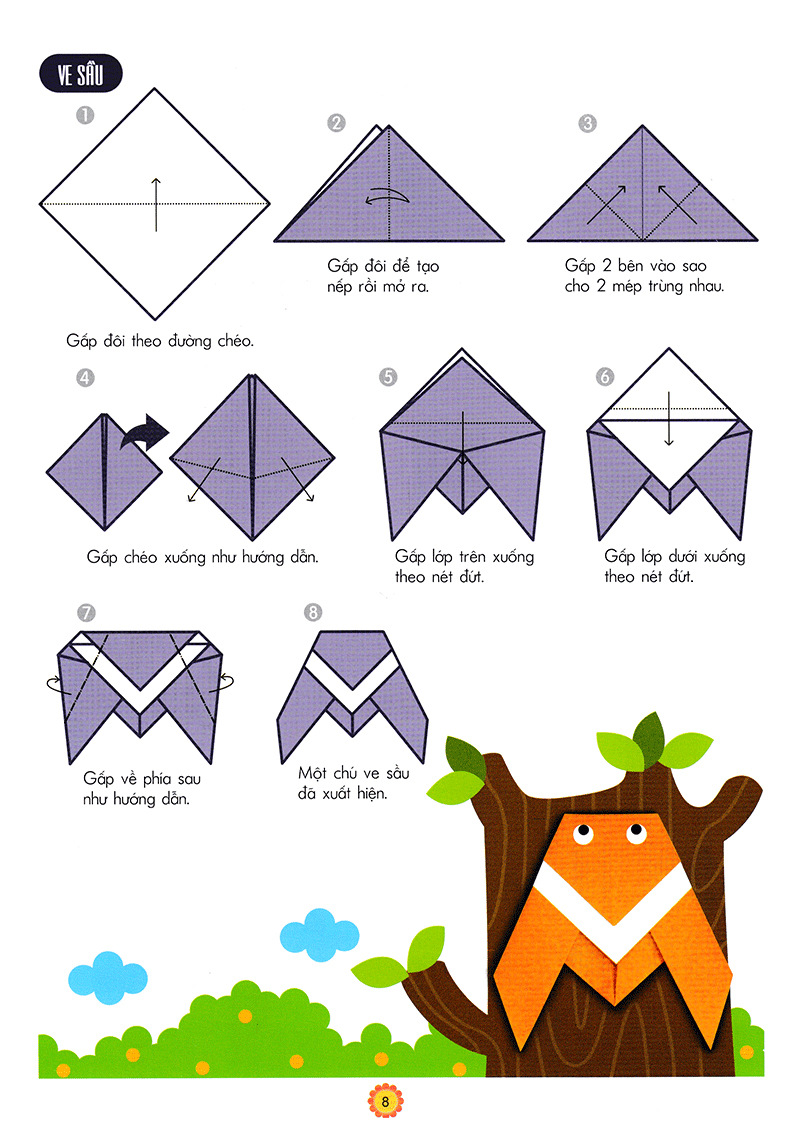 em tập gấp hình 3-4 tuổi - nâng cao (tái bản 2018)