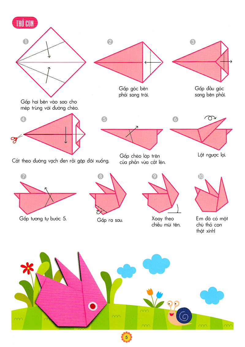 em tập gấp hình 3-4 tuổi - nâng cao (tái bản 2018)