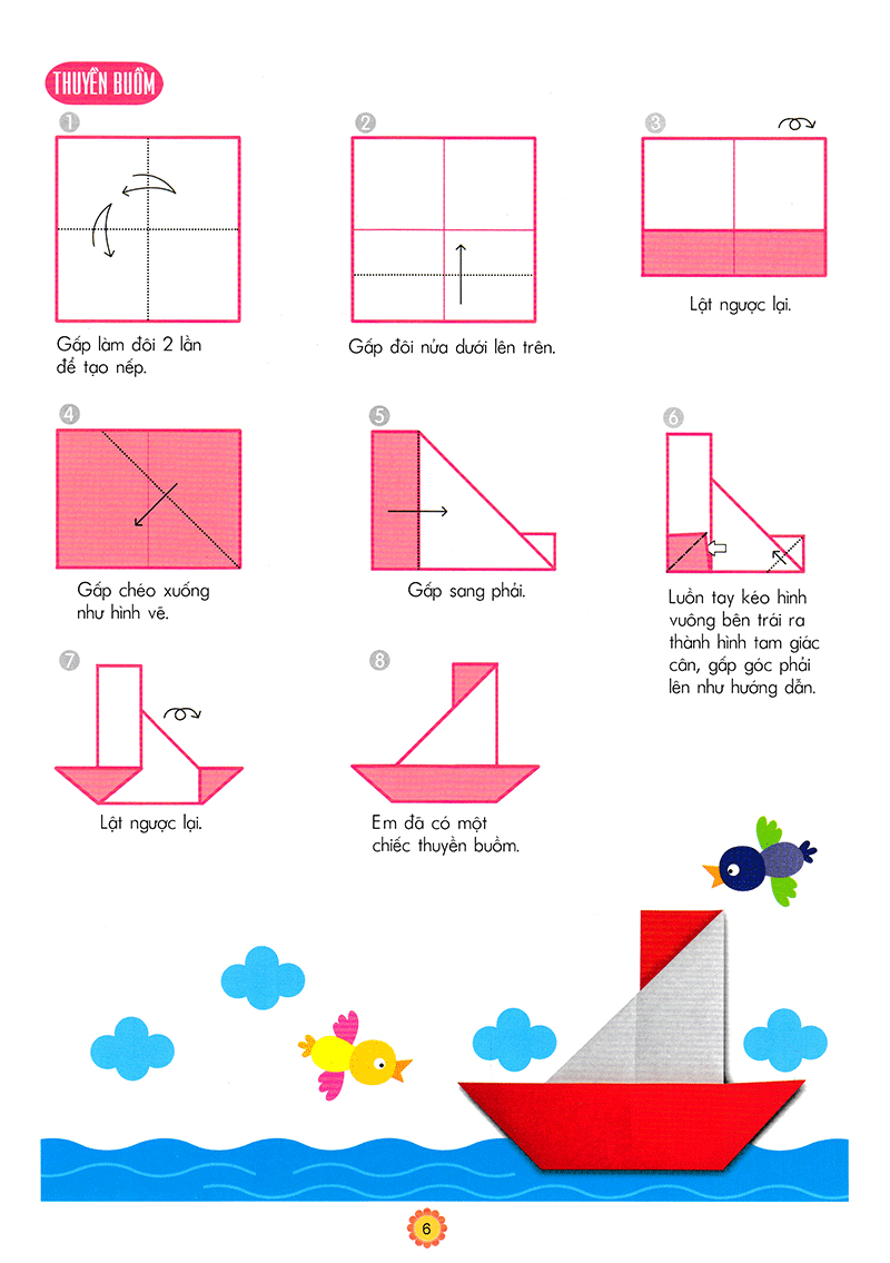 em tập gấp hình 3-4 tuổi - nâng cao (tái bản 2018)