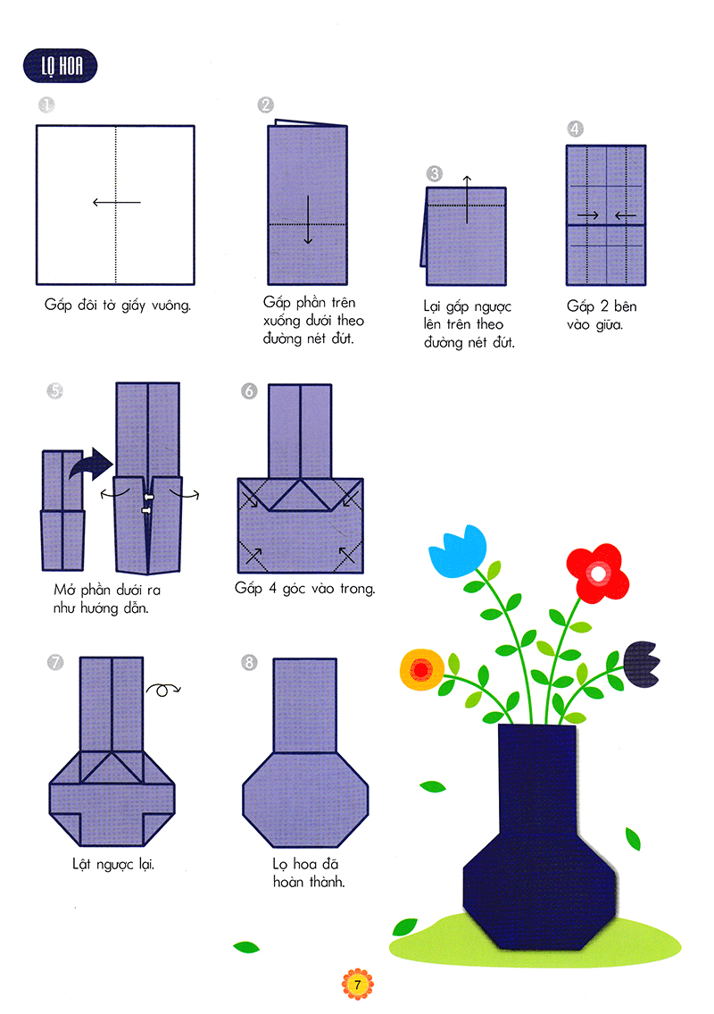 em tập gấp hình 3-4 tuổi - nâng cao (tái bản 2018)