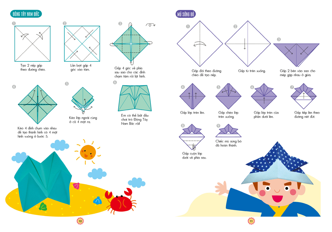 em tập gấp hình cơ bản (4-5 tuổi) (tái bản 2018)
