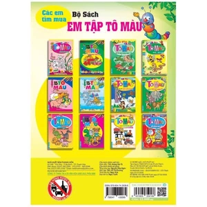 em tập tô màu - chủ đề côn trùng và các loài bò sát