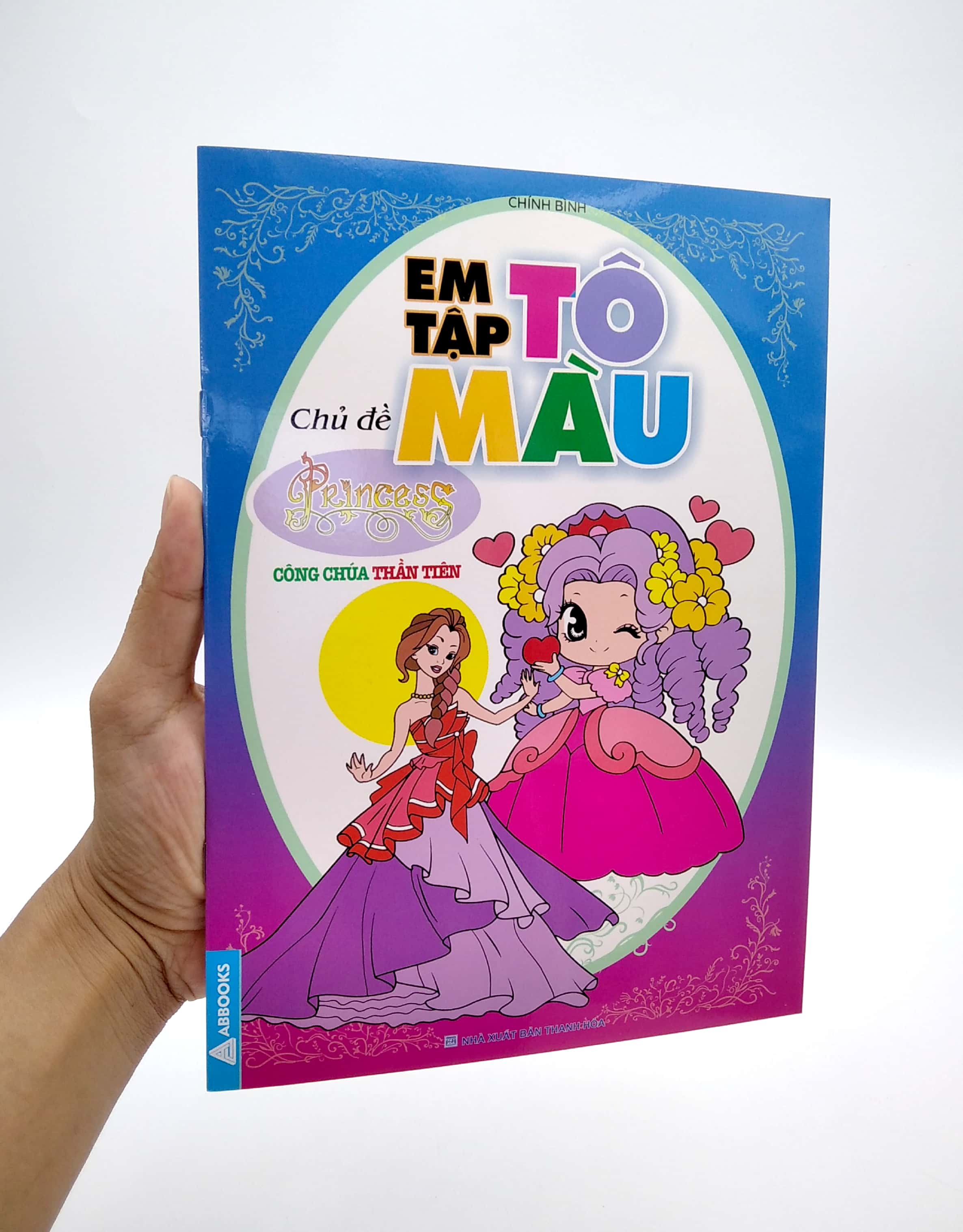 em tập tô màu - chủ đề công chúa thần tiên