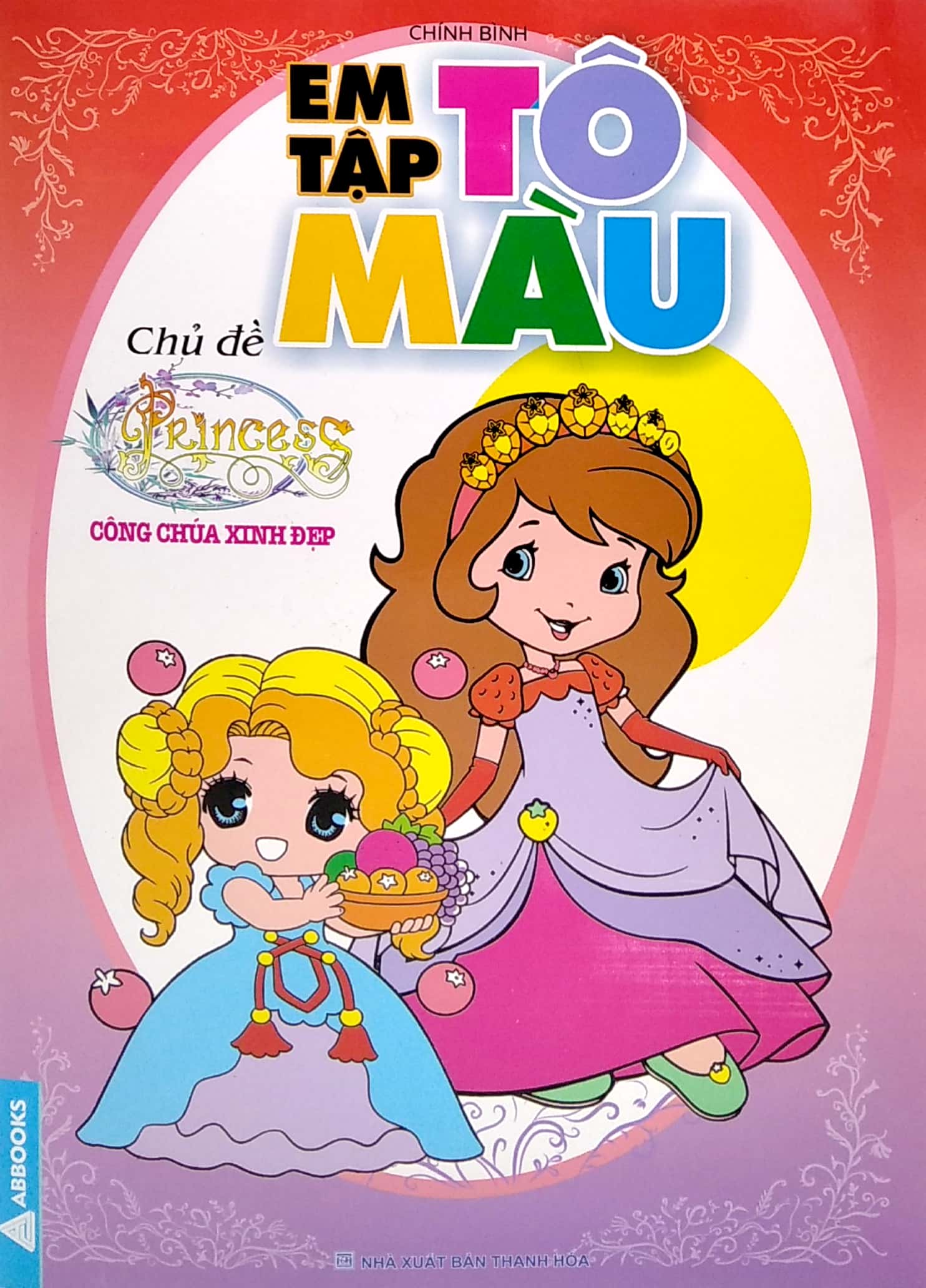 em tập tô màu - chủ đề công chúa xinh đẹp
