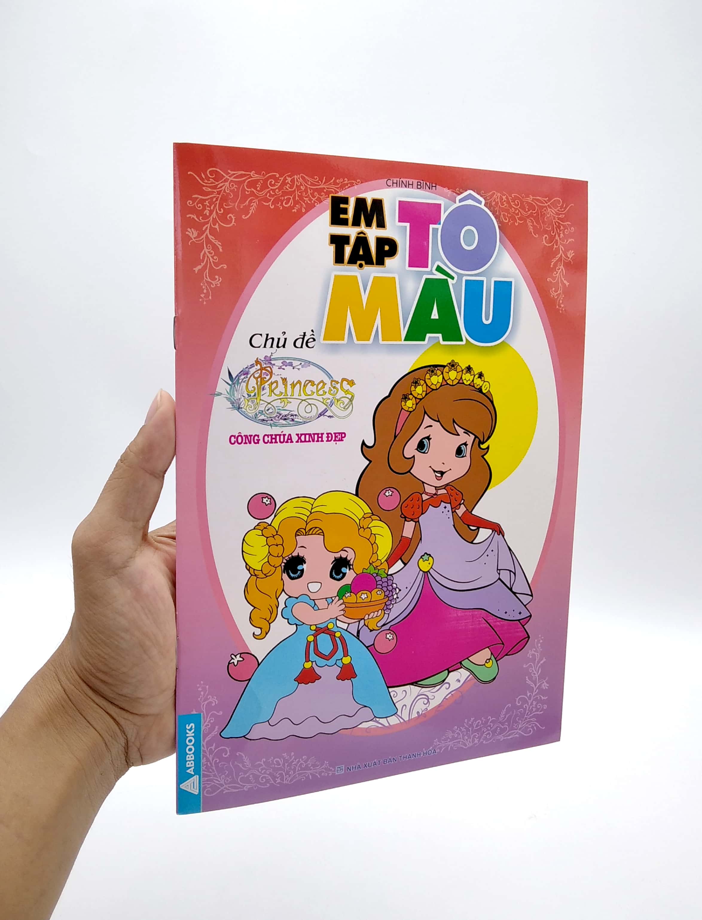 em tập tô màu - chủ đề công chúa xinh đẹp