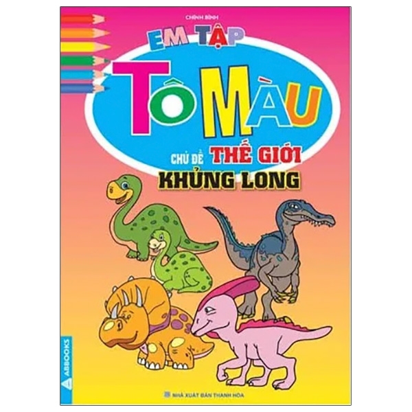 em tập tô màu - chủ đề thế giới khủng long