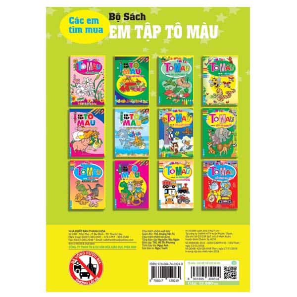 em tập tô màu - chủ đề thế giới xe hơi