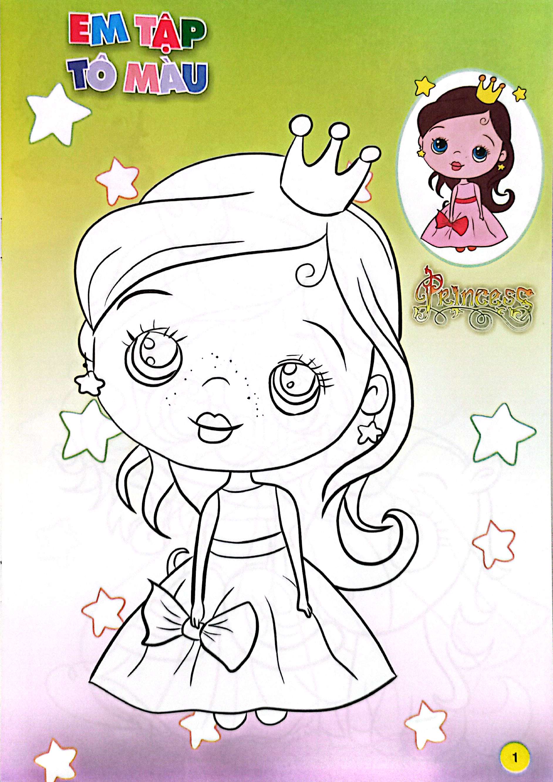 Em Tap To Mau Theo Chu De - Cong Chua Xinh Dep (Tai Ban 2025)