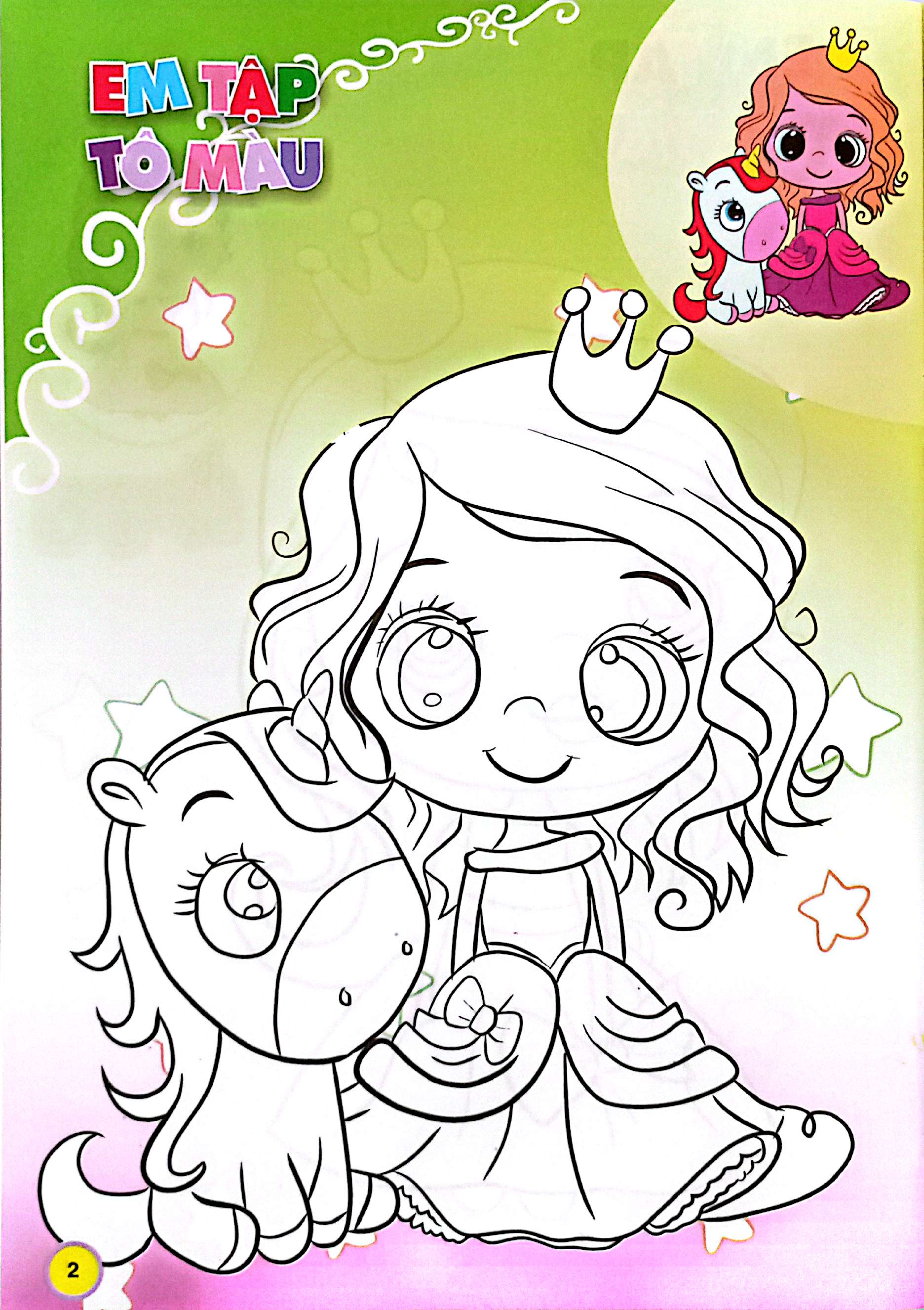 Em Tap To Mau Theo Chu De - Cong Chua Xinh Dep (Tai Ban 2025)