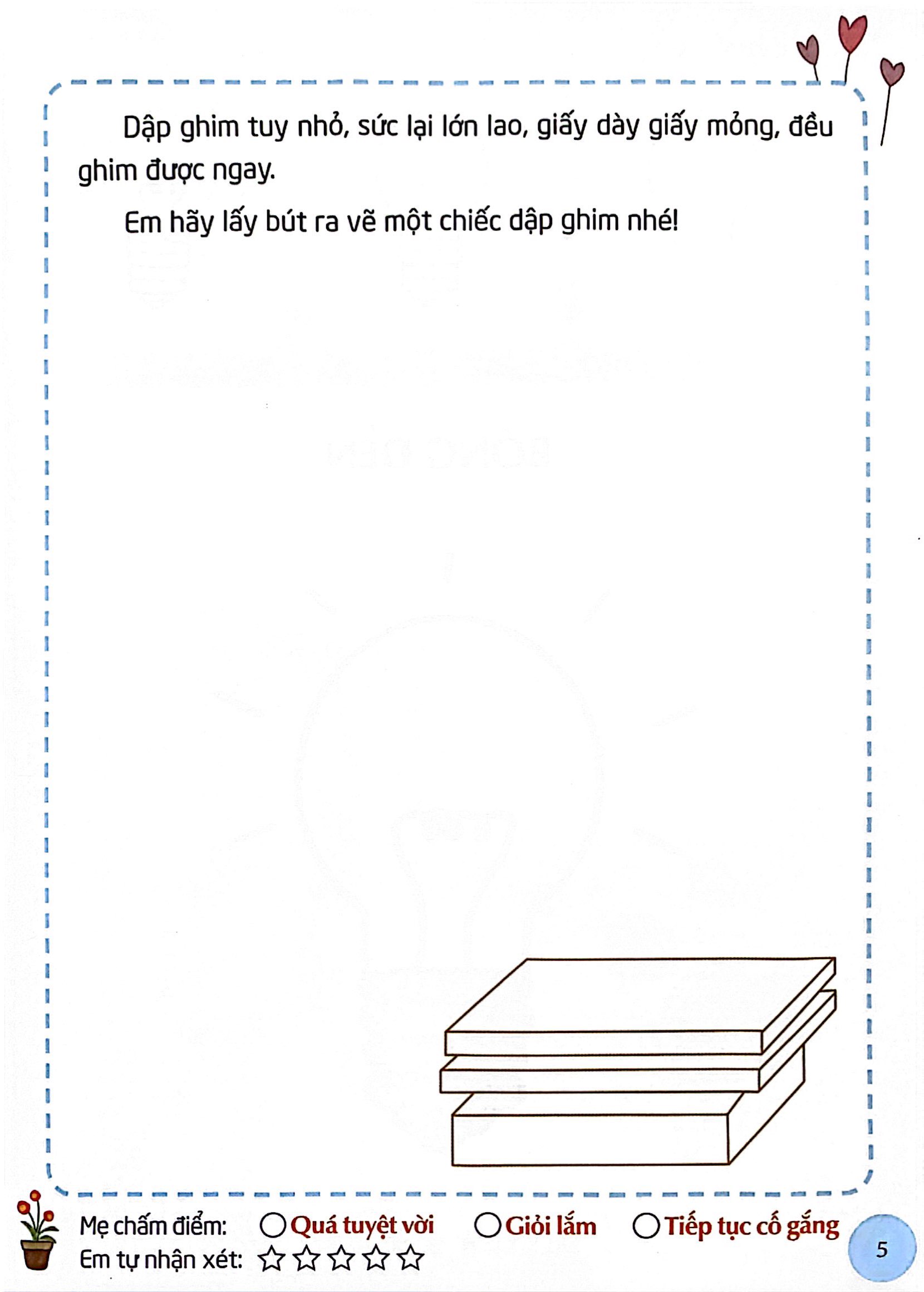 em tập vẽ và tô màu - đồ dùng gia đình