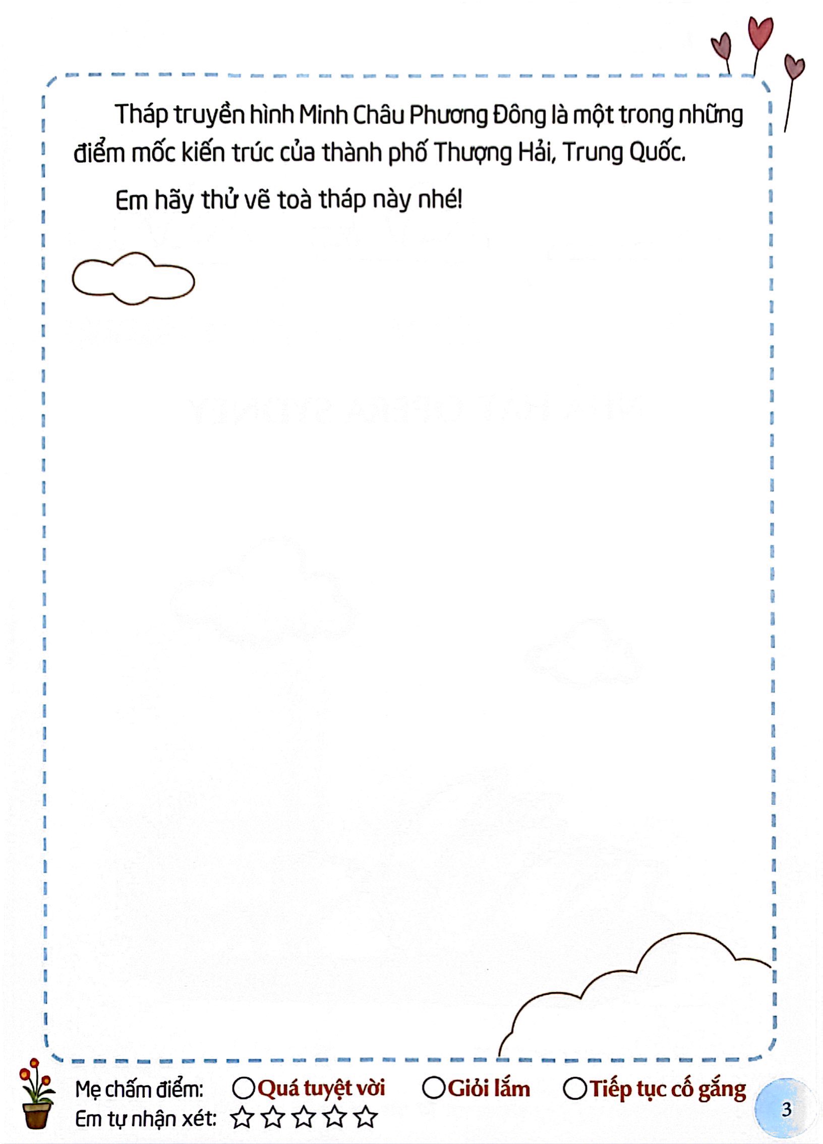 em tập vẽ và tô màu - phong cảnh