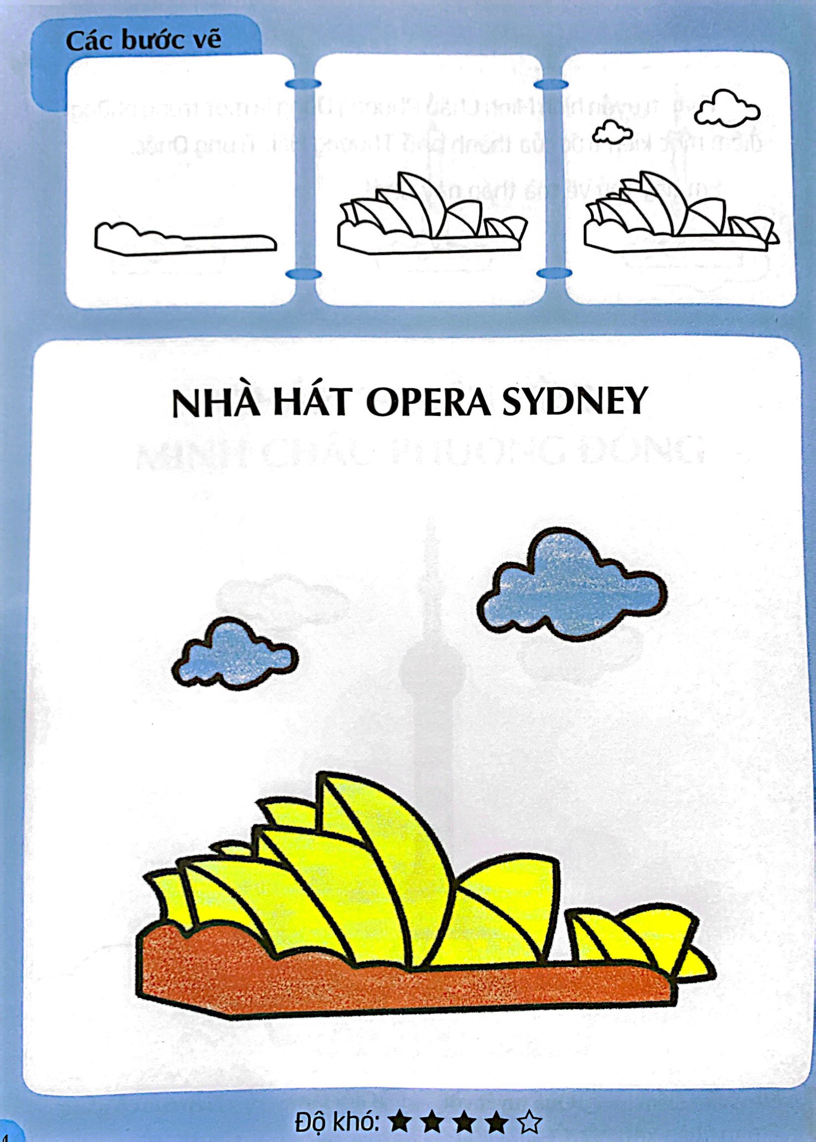 em tập vẽ và tô màu - phong cảnh