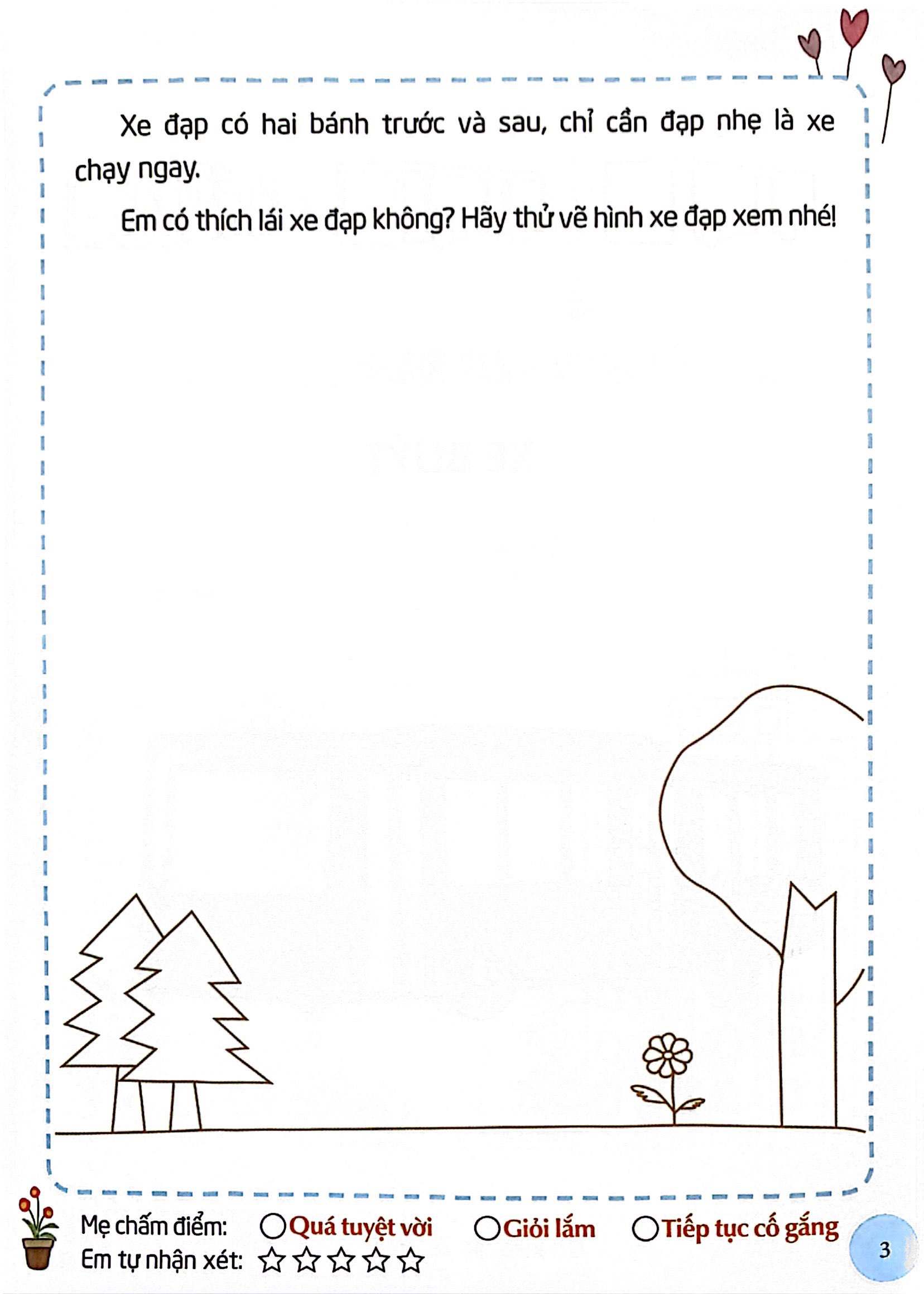 em tập vẽ và tô màu - phương tiện giao thông